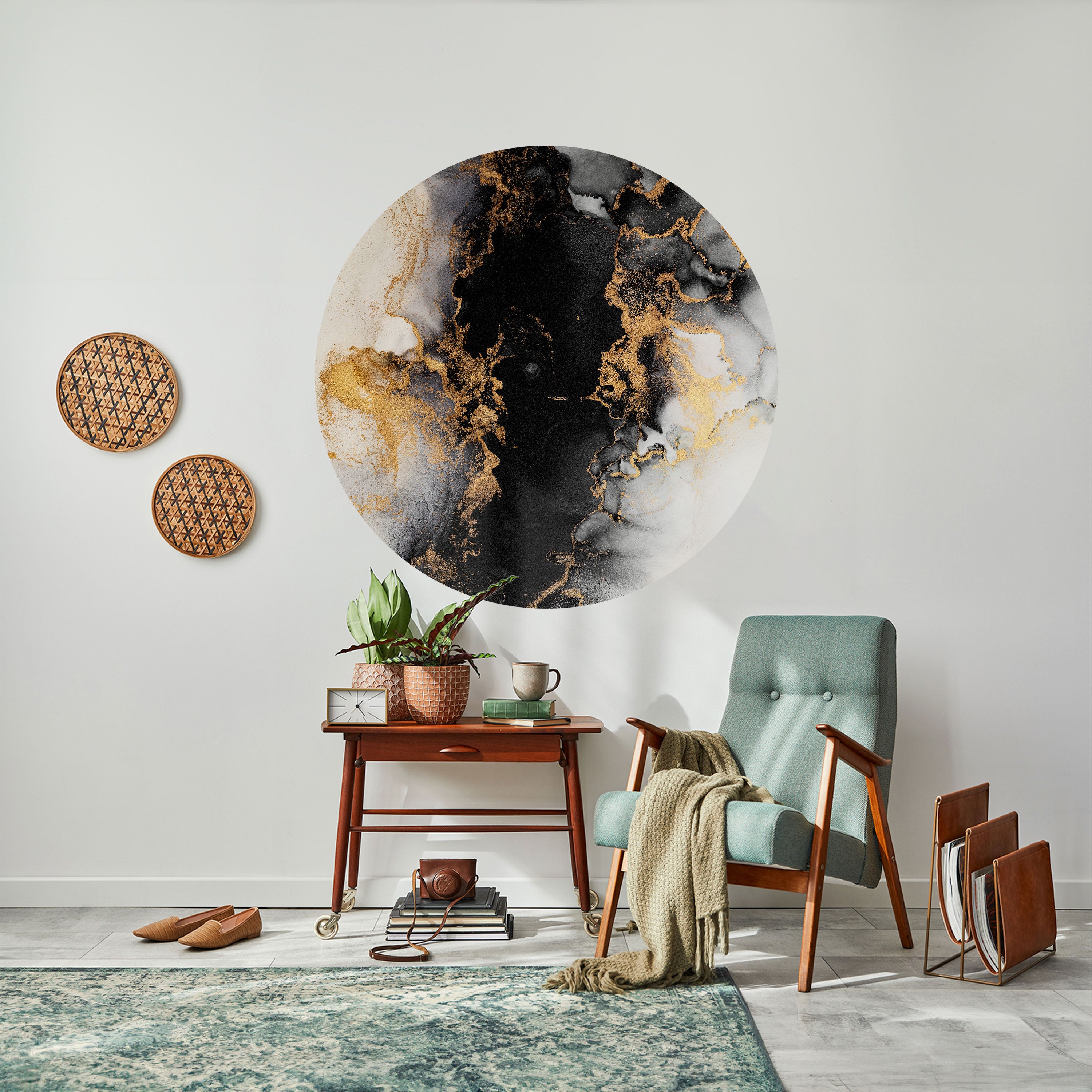 MARBLE OF TOMMORROW Naklejka okrągła