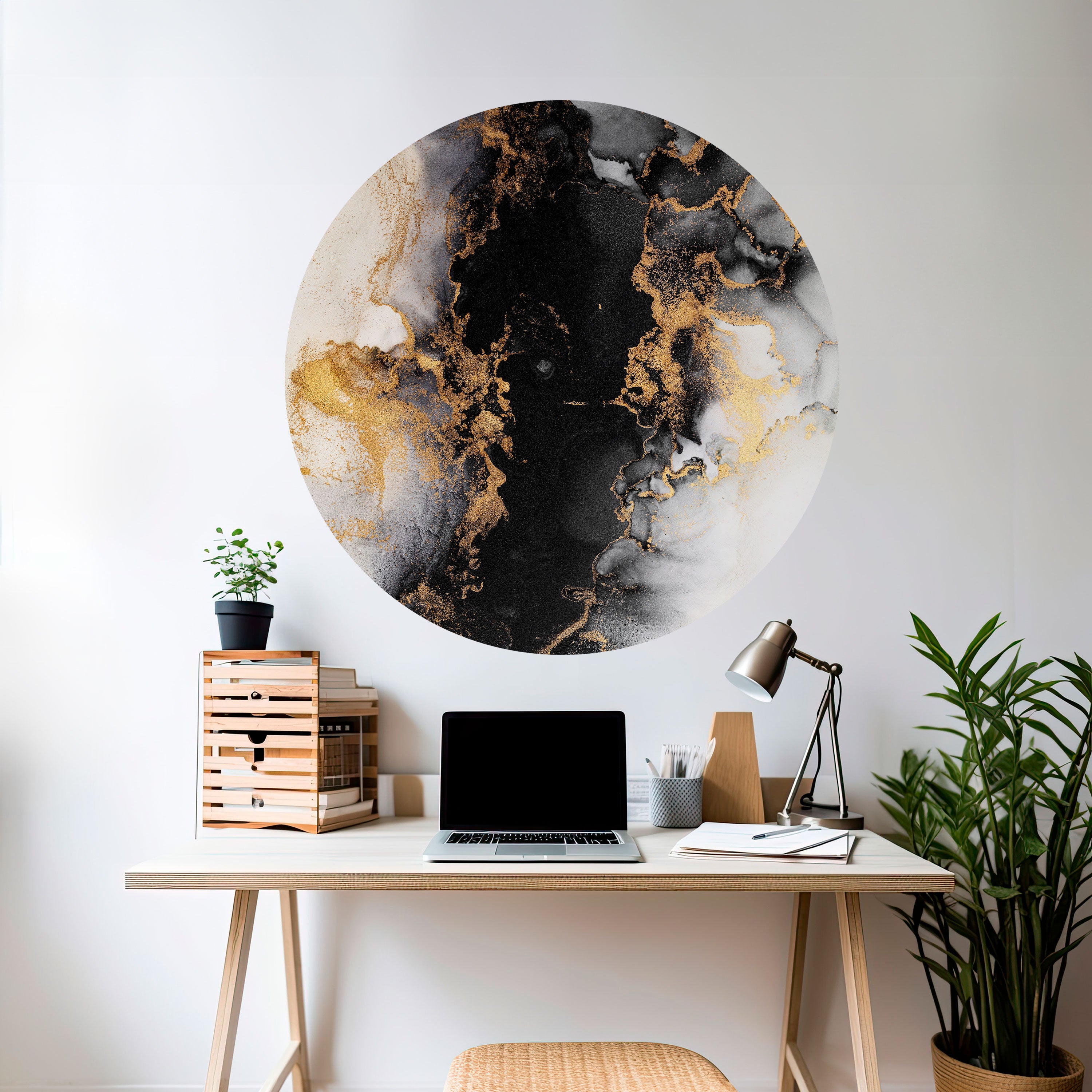 MARBLE OF TOMMORROW Naklejka okrągła