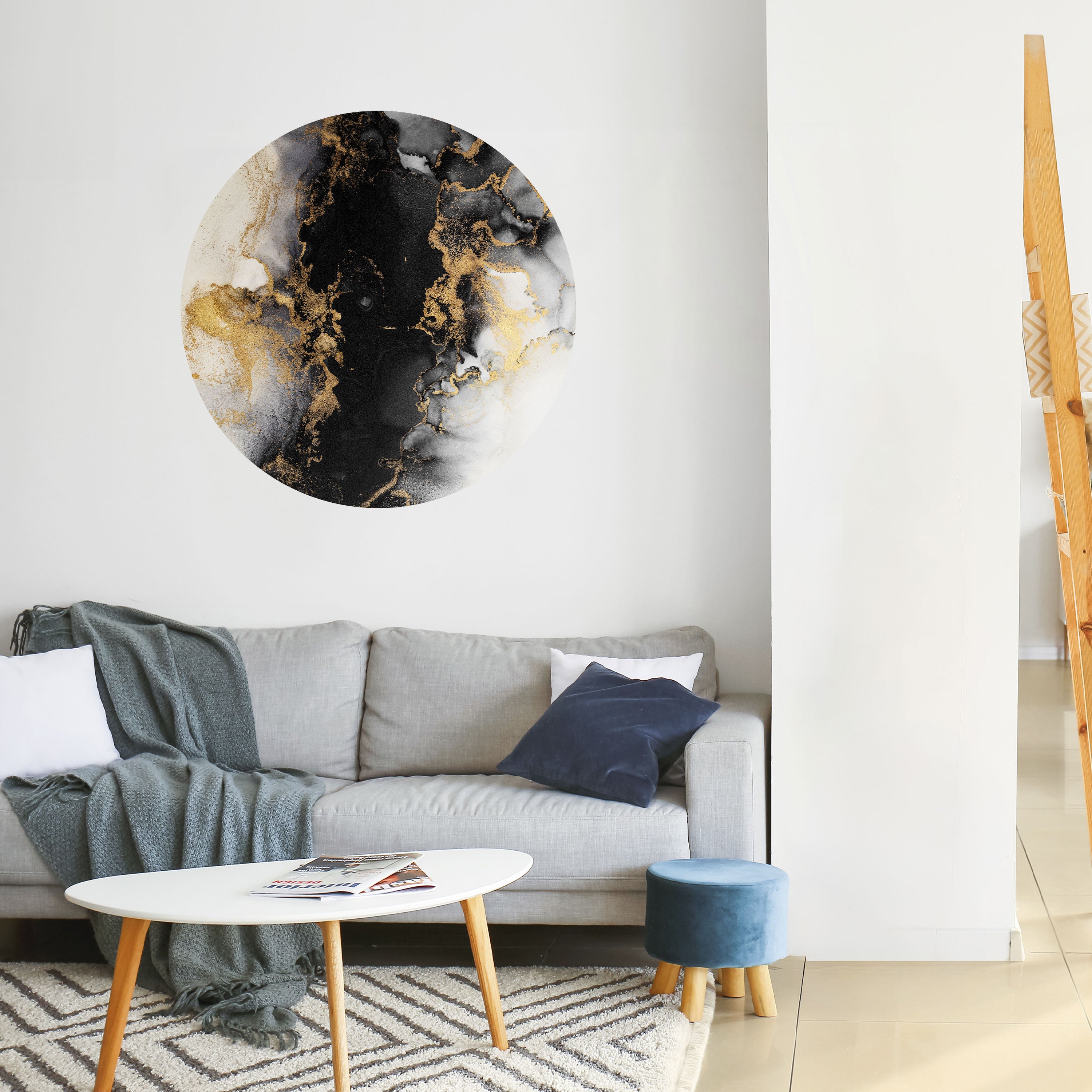 MARBLE OF TOMMORROW Naklejka okrągła