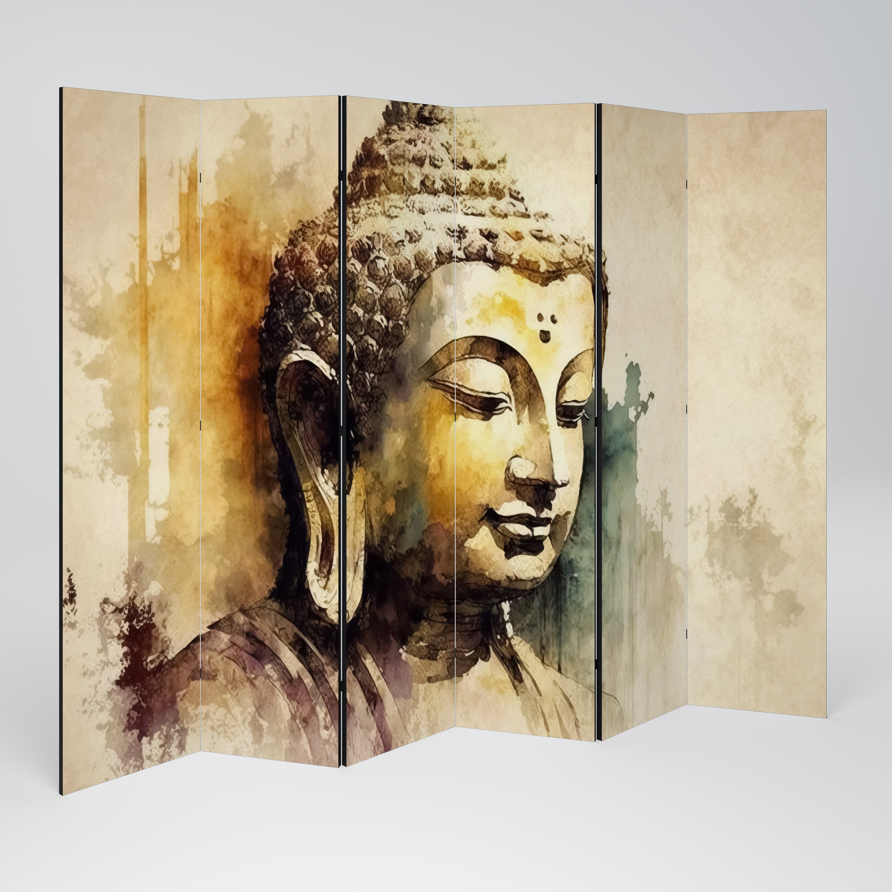 TRANQUIL BUDDHA WHISPERS Dekoracyjny parawan 6-skrzydłowy