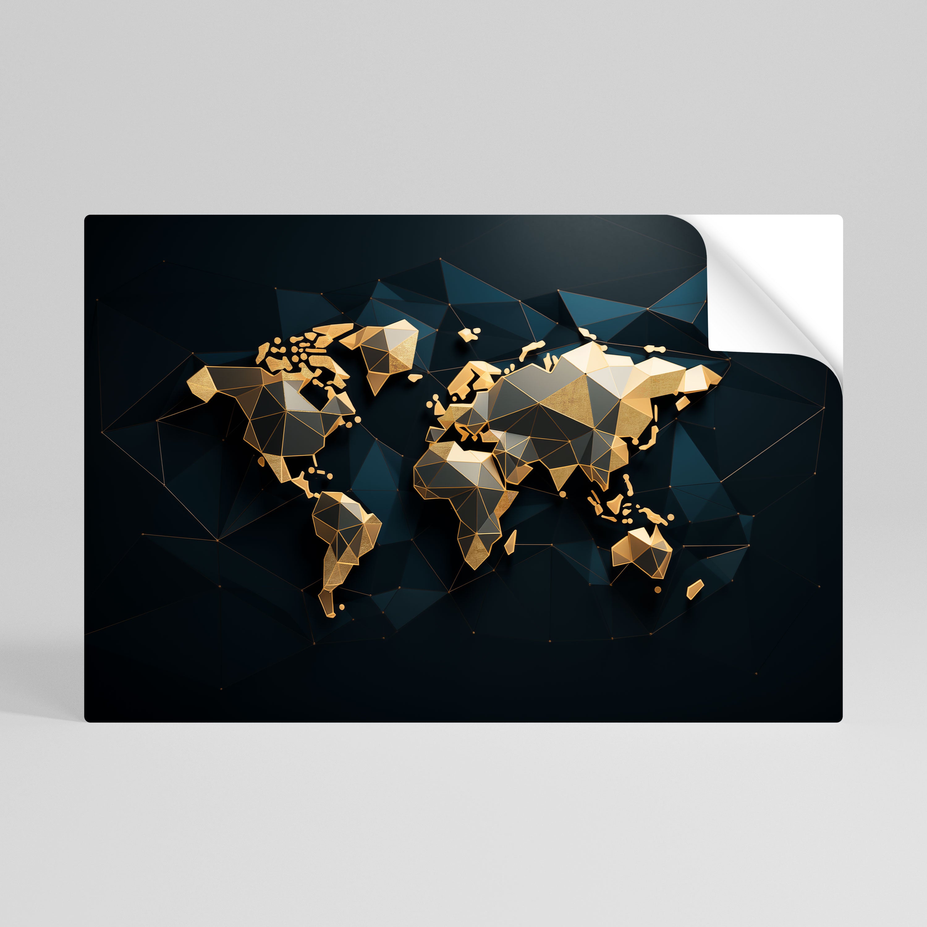 SHIMMERING WORLD SYMMETRY Naklejka/Plakat poziomy
