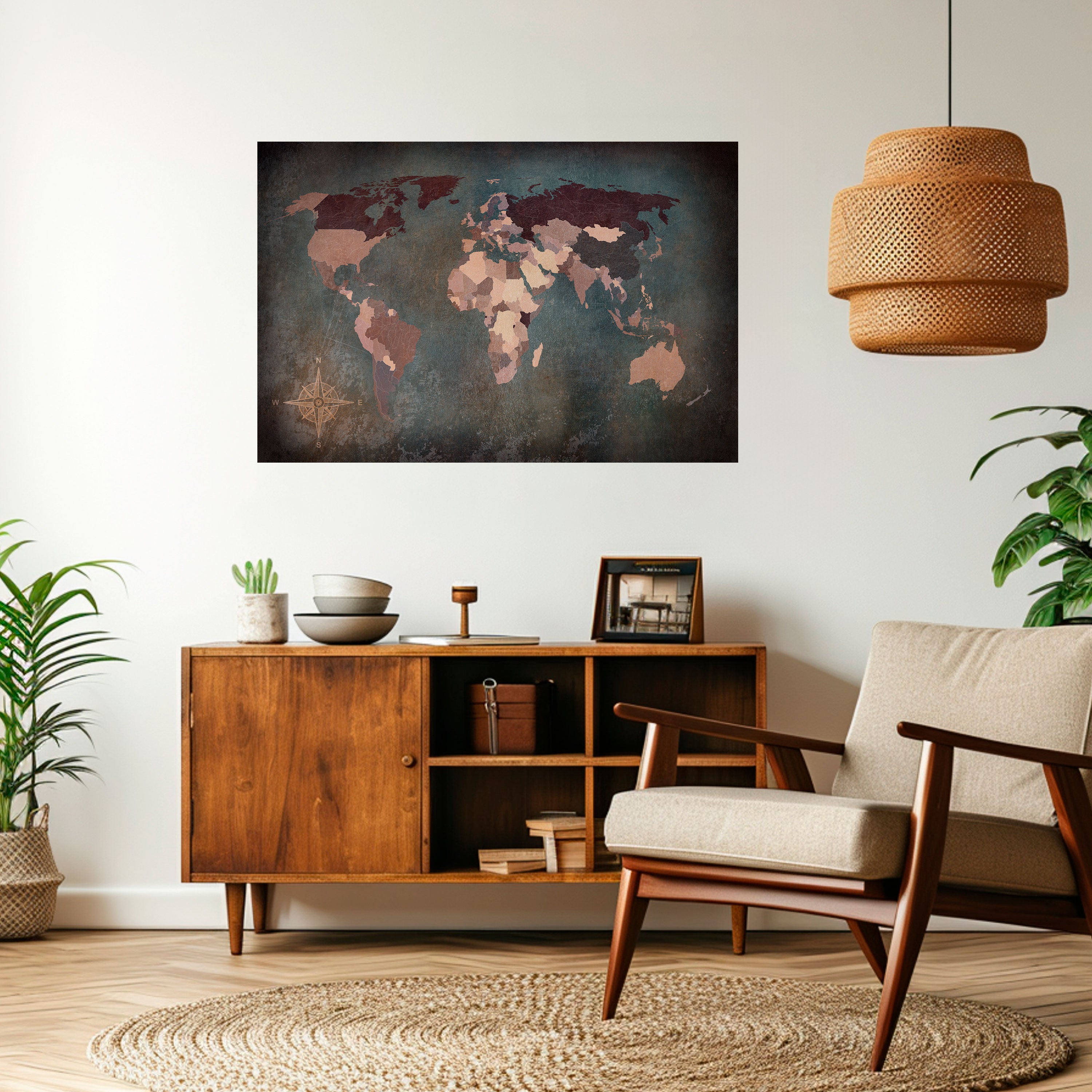 EARTH'S ARTISTIC TESSERAE Naklejka/Plakat poziomy
