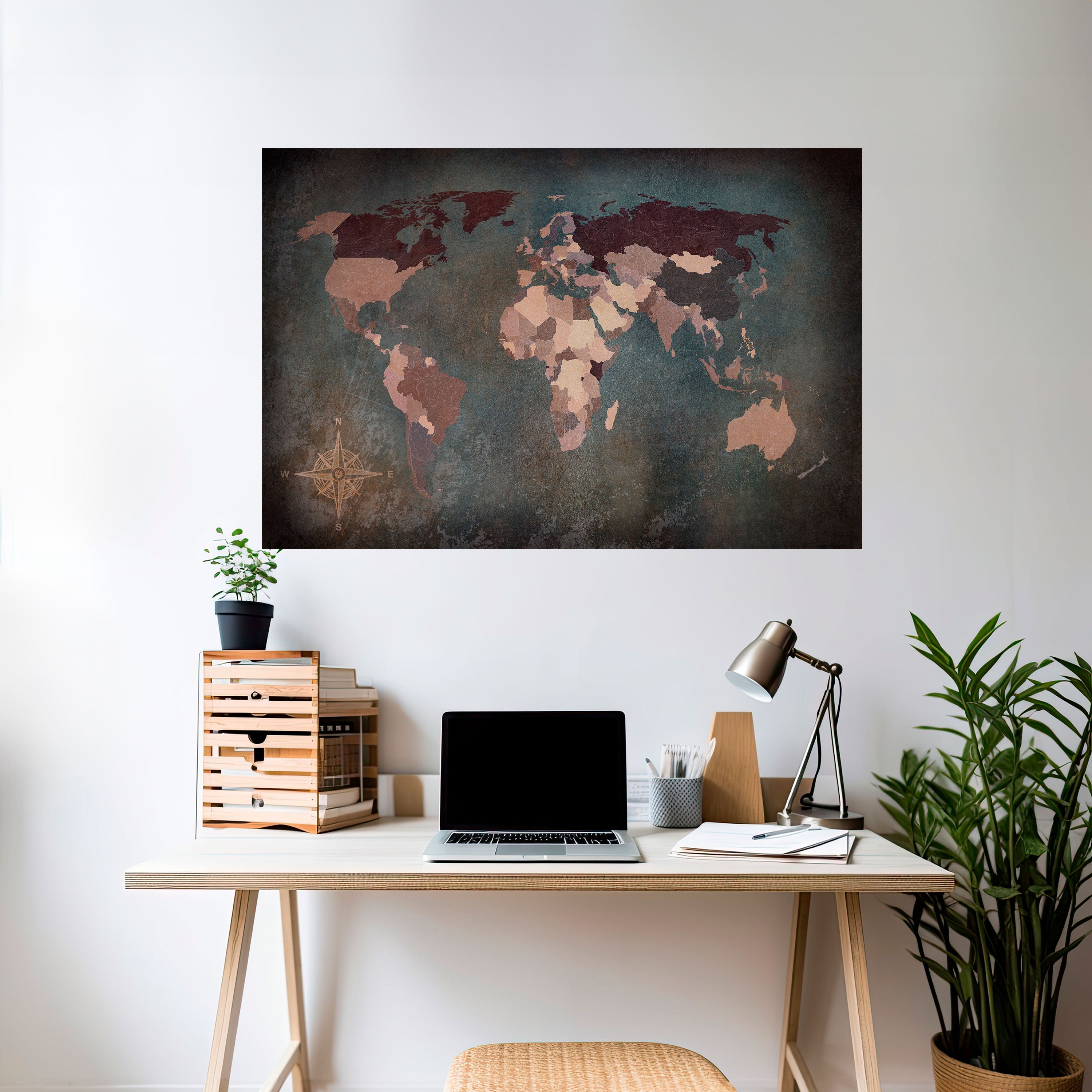 EARTH'S ARTISTIC TESSERAE Naklejka/Plakat poziomy