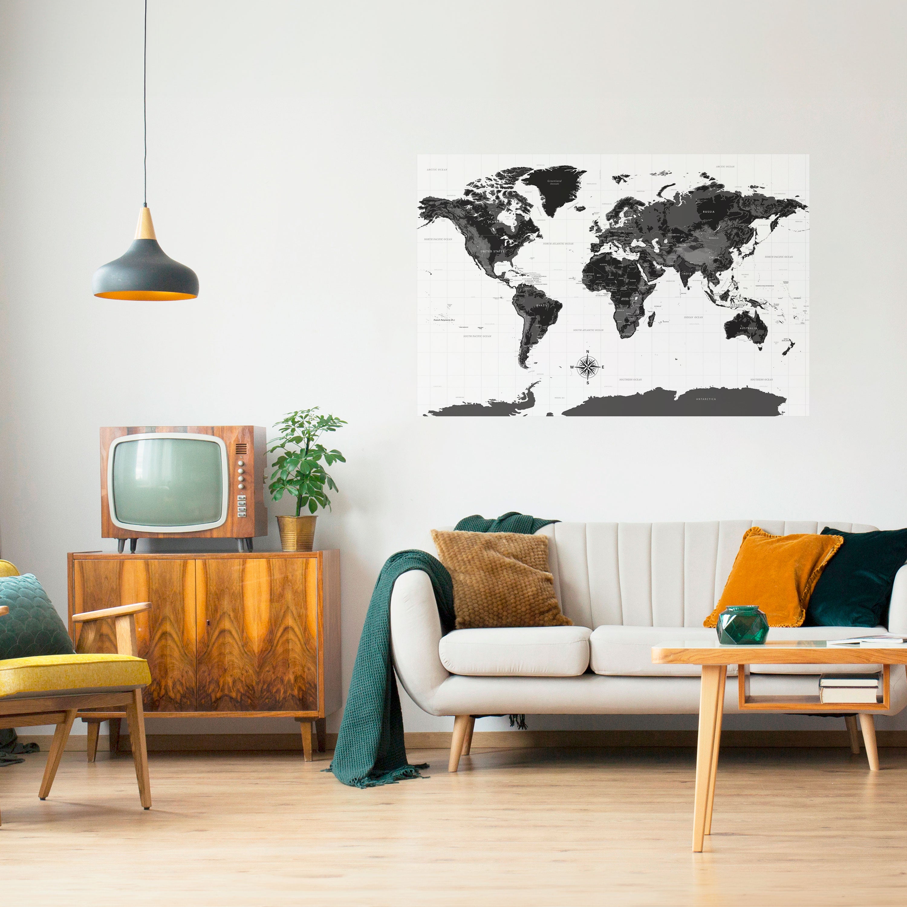 GLOBAL SHADOWS Naklejka/Plakat poziomy