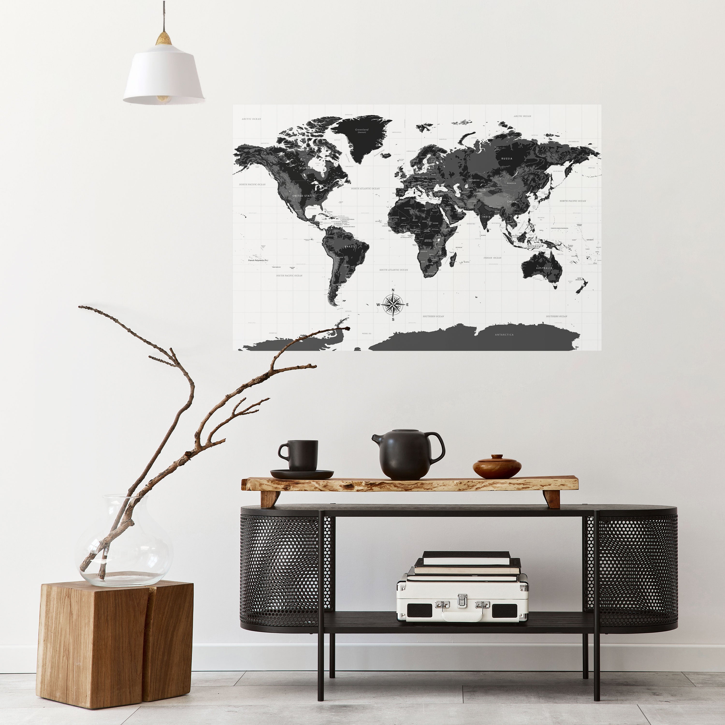 GLOBAL SHADOWS Naklejka/Plakat poziomy