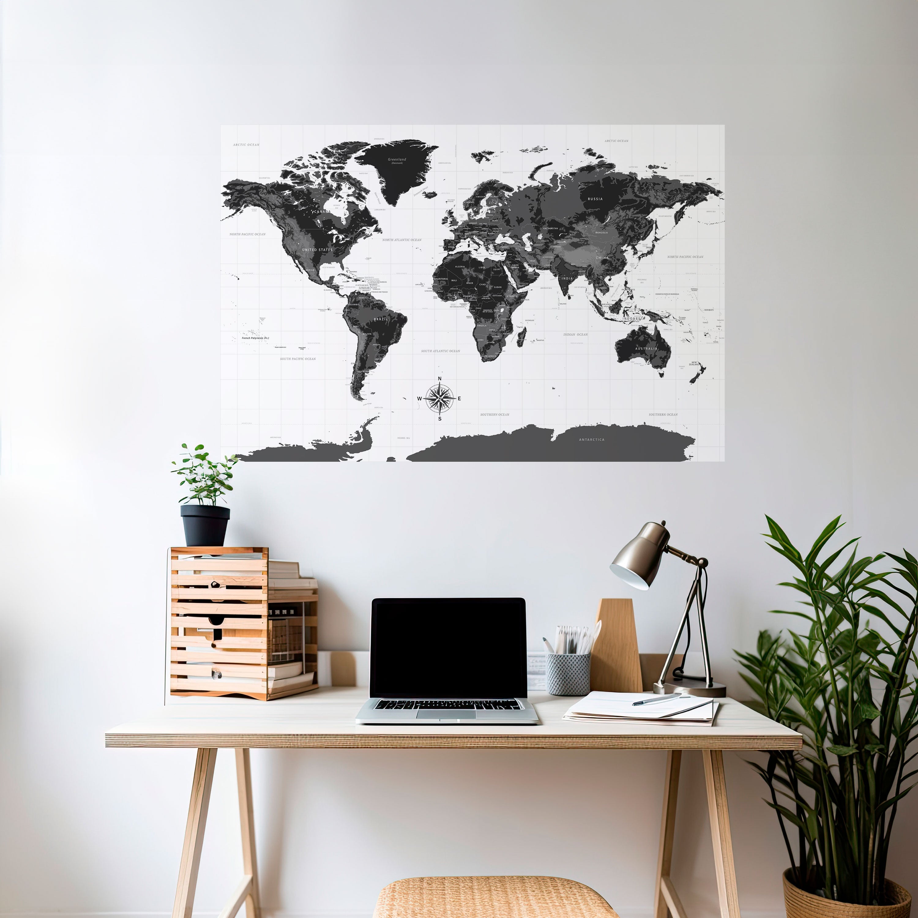 GLOBAL SHADOWS Naklejka/Plakat poziomy