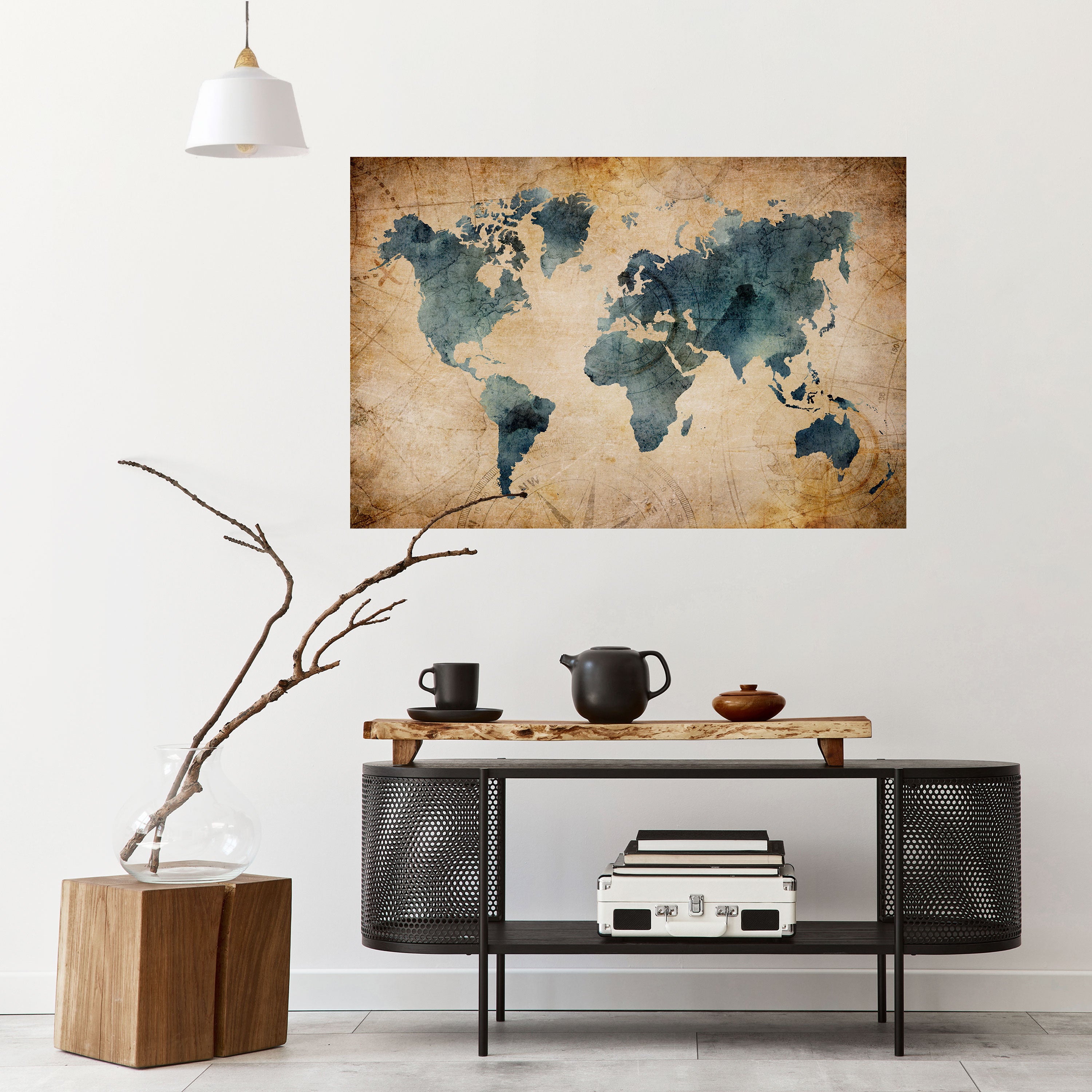 VINTAGE WORLDVIEW Naklejka/Plakat poziomy