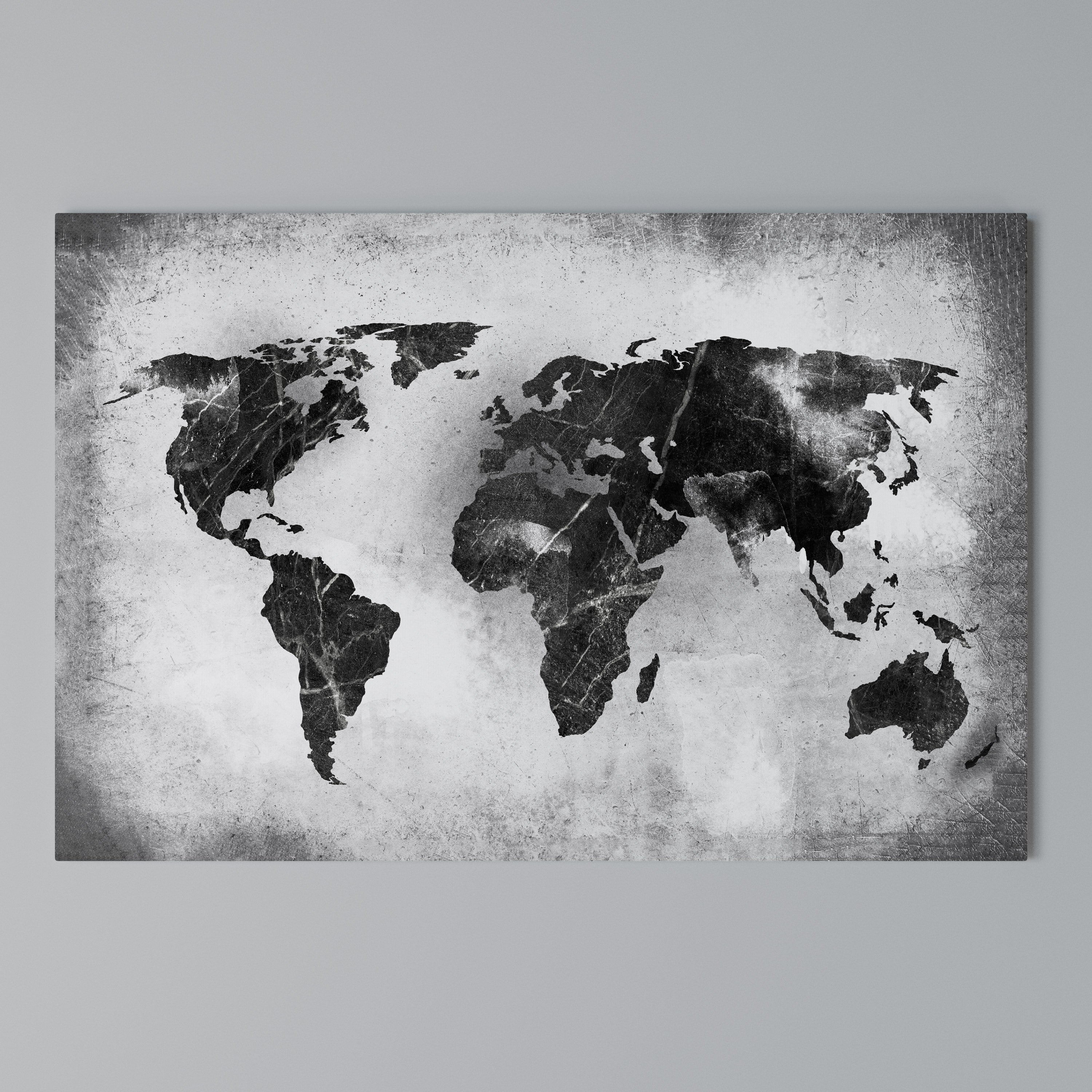 SHADOWED CONTINENTS Poziomy obraz na płótnie