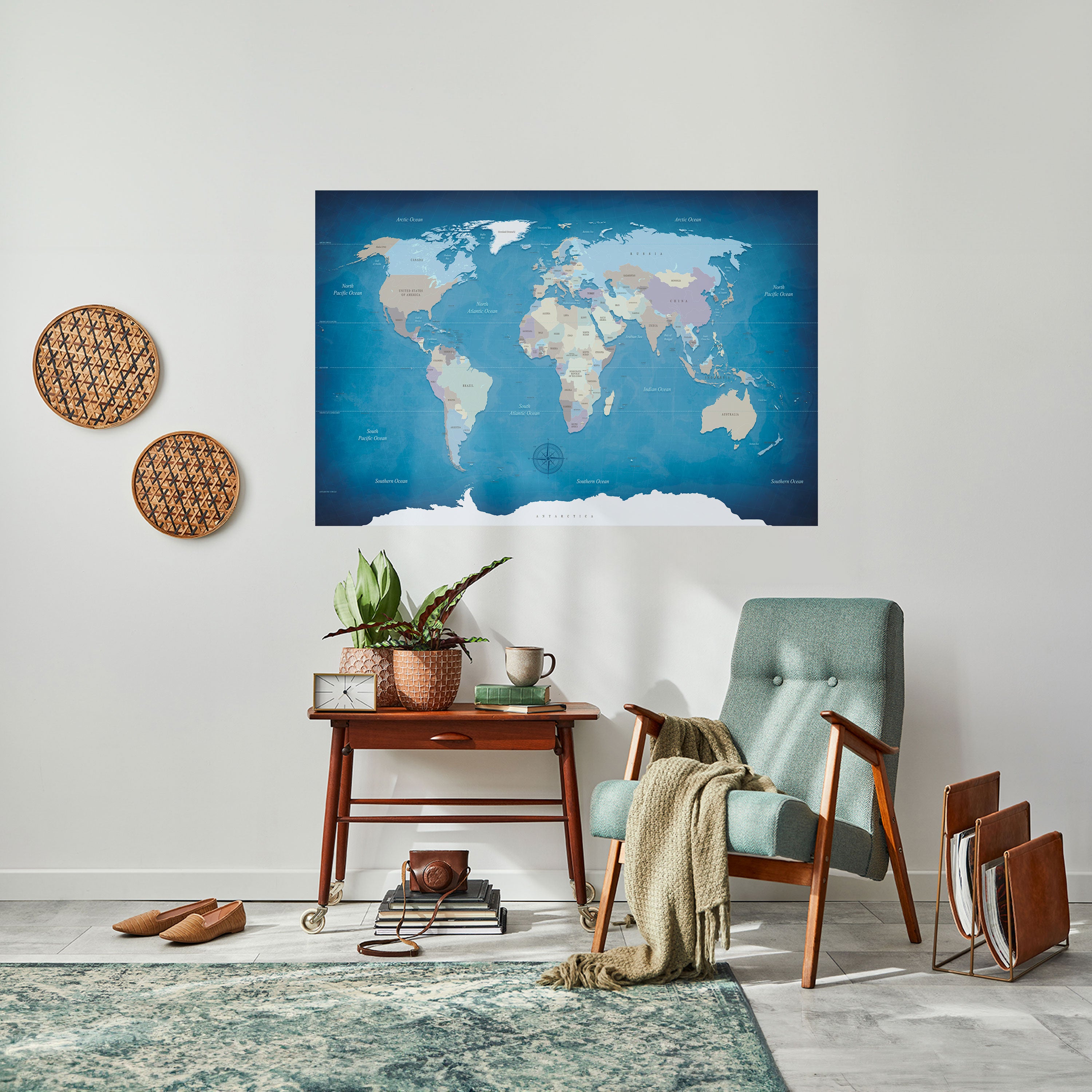 MAP OF DISCOVERY Naklejka/Plakat poziomy