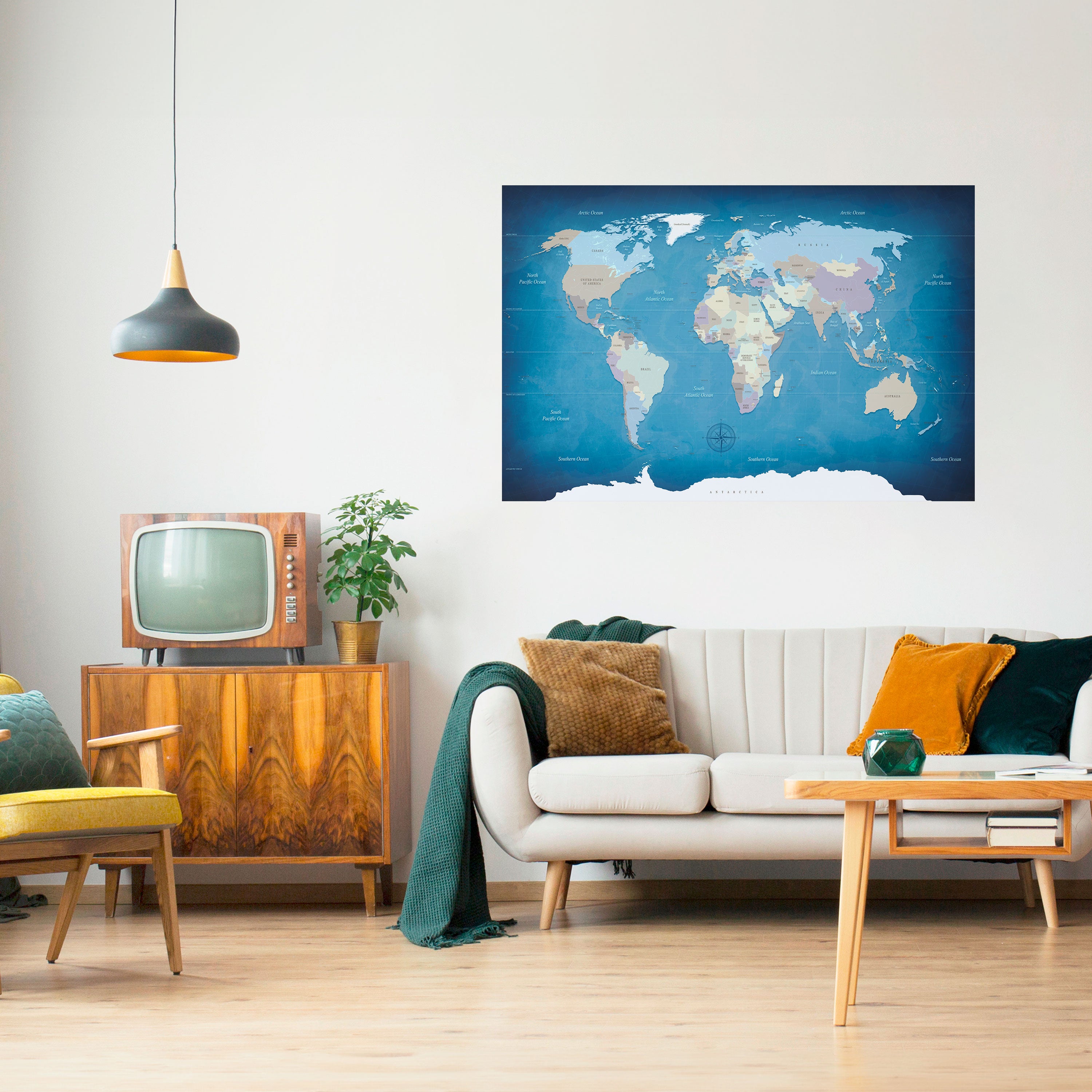 MAP OF DISCOVERY Naklejka/Plakat poziomy
