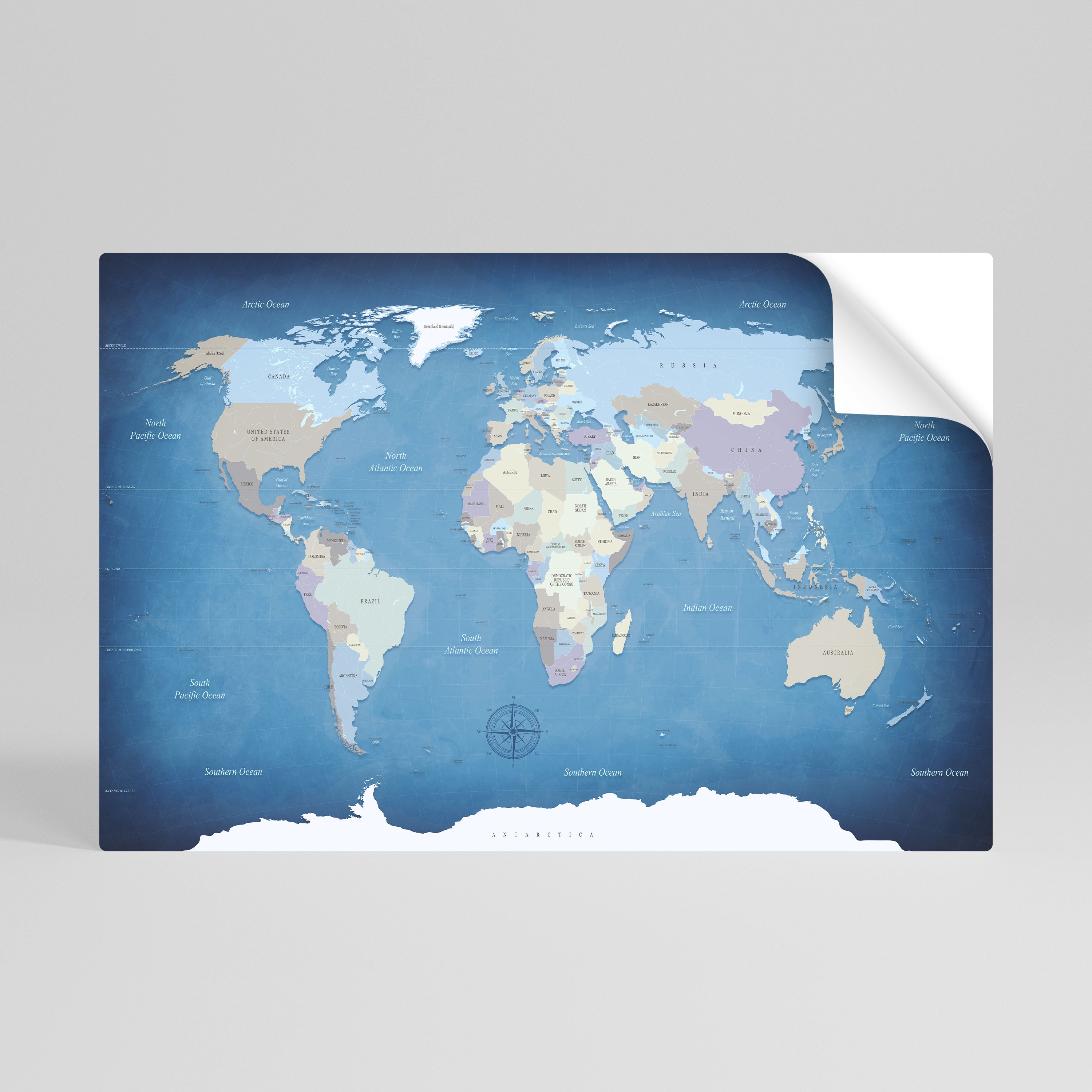 MAP OF DISCOVERY Naklejka/Plakat poziomy