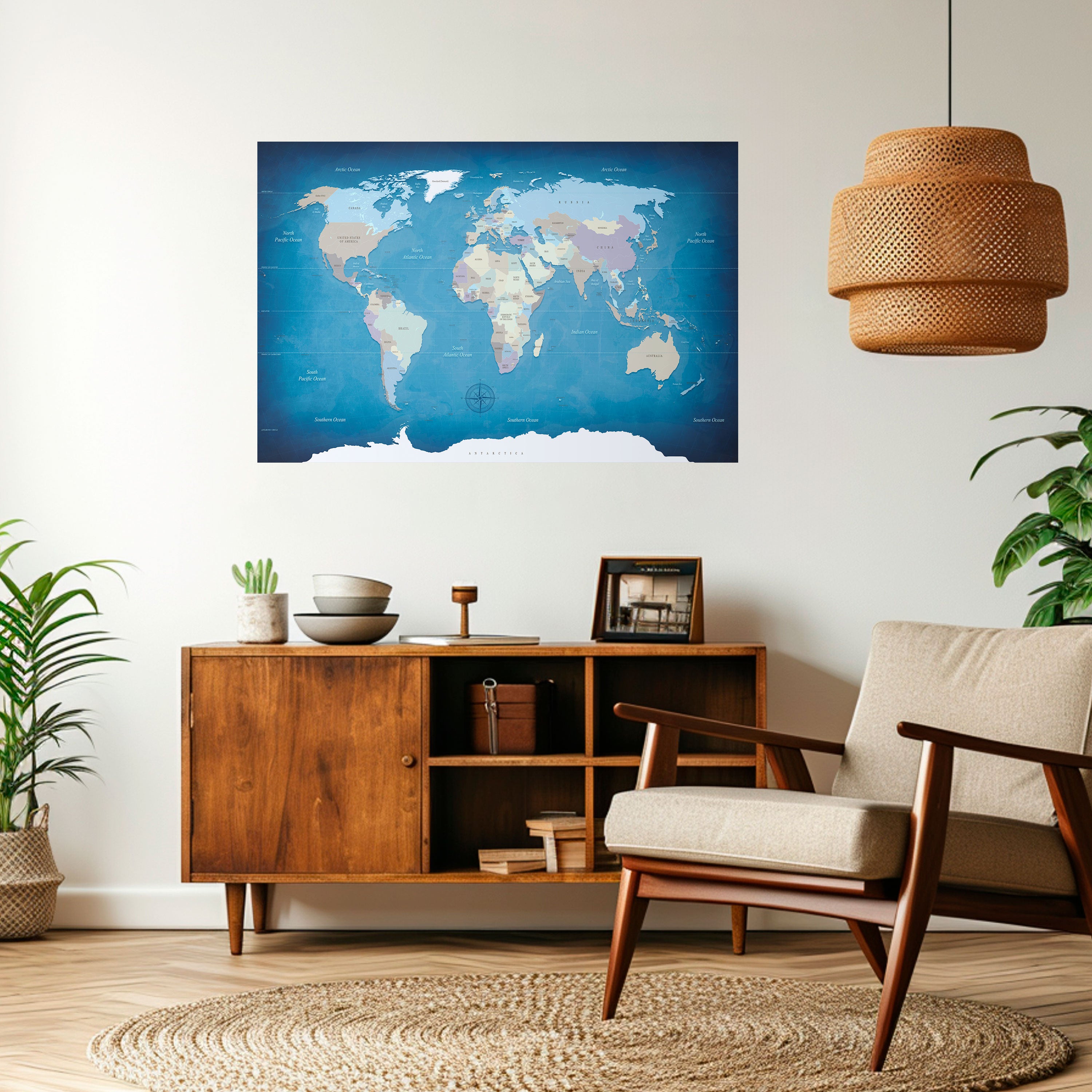 MAP OF DISCOVERY Naklejka/Plakat poziomy