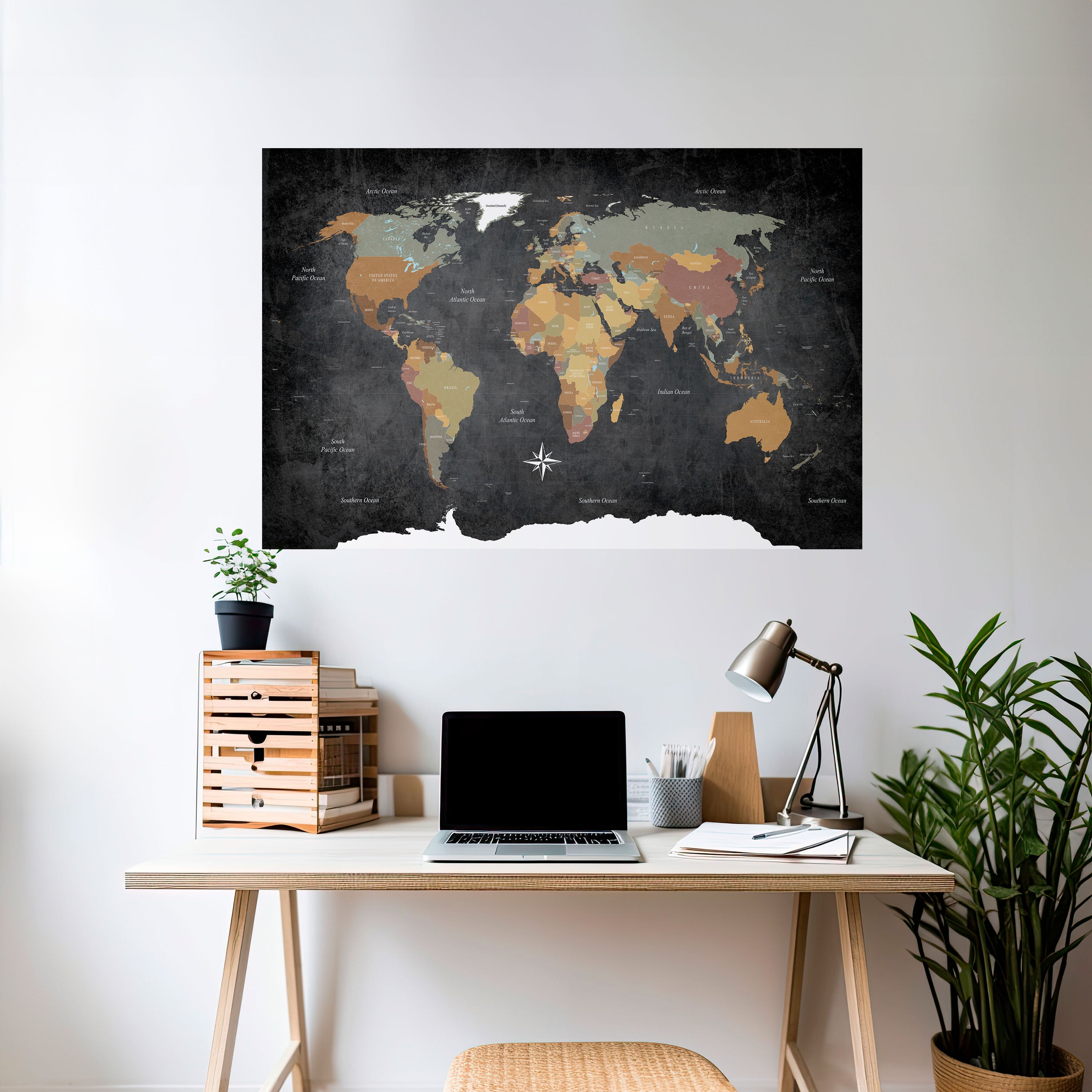 CONTINENTS OF CREATIVITY Naklejka/Plakat poziomy