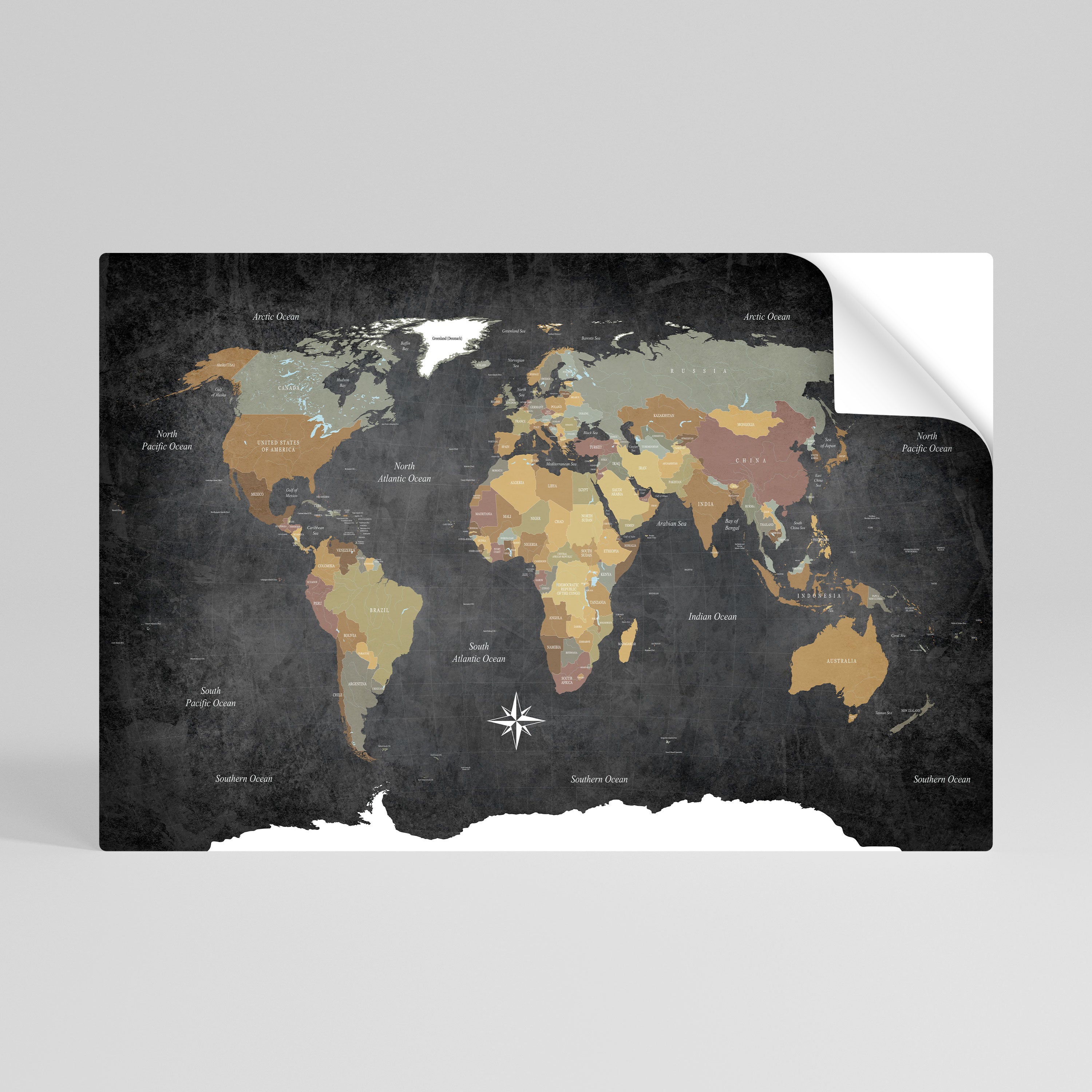 CONTINENTS OF CREATIVITY Naklejka/Plakat poziomy