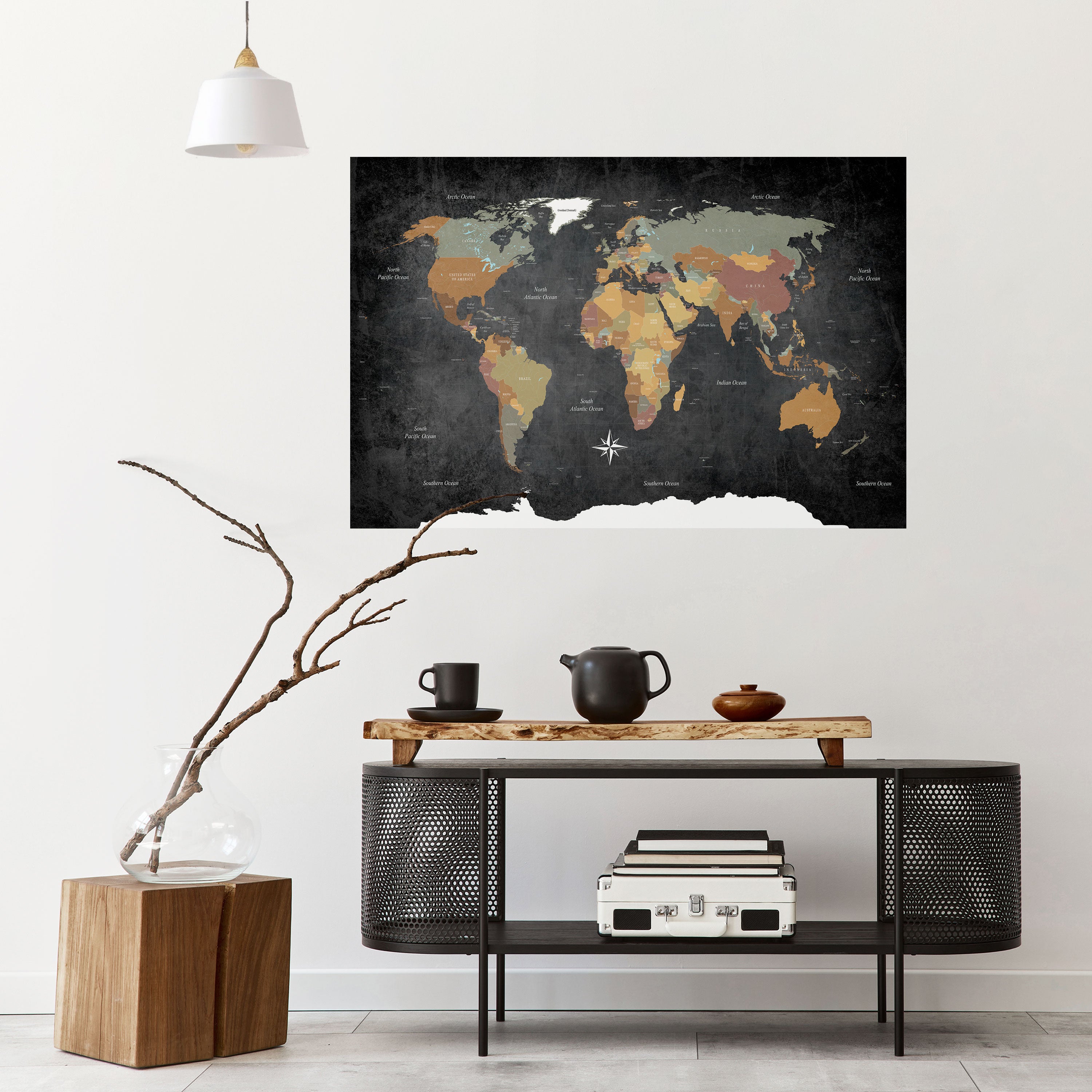 CONTINENTS OF CREATIVITY Naklejka/Plakat poziomy