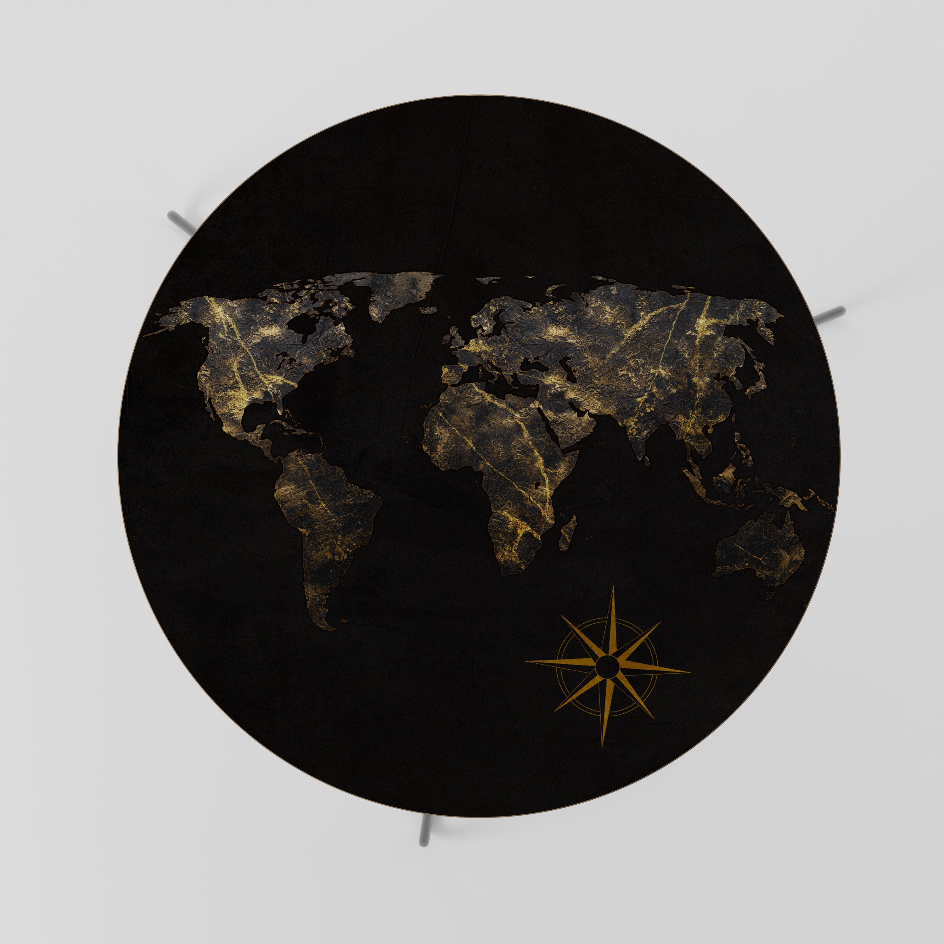 GOLDEN GEOGRAPHY Stolik kawowy duży