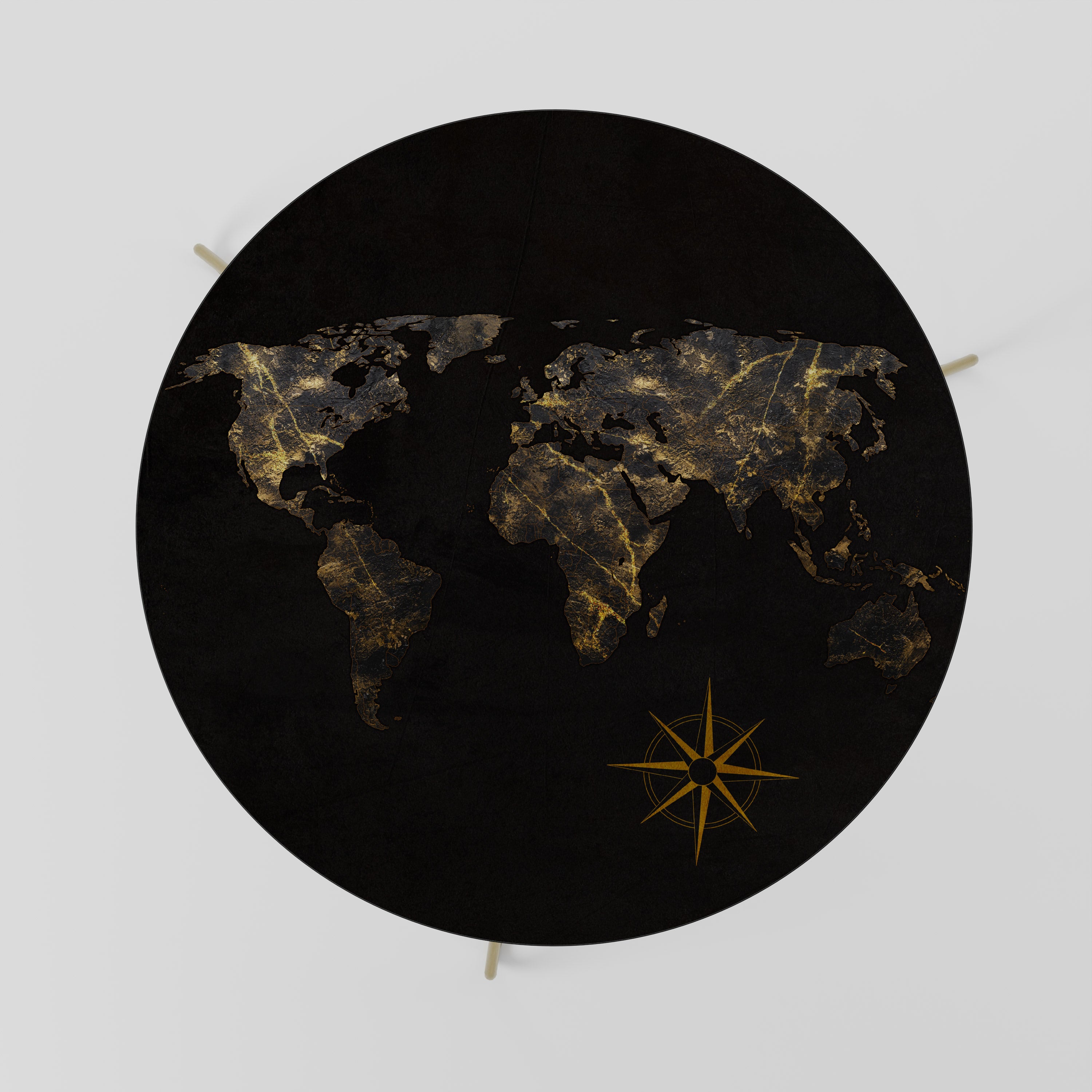 GOLDEN GEOGRAPHY Stolik kawowy duży