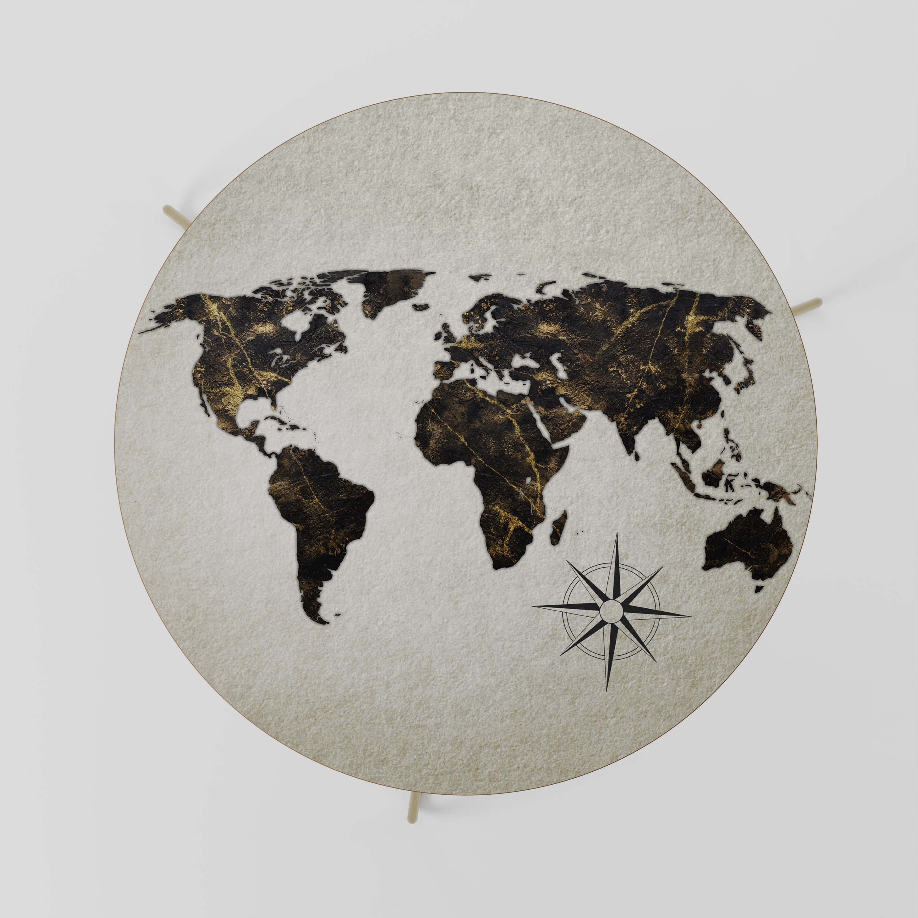 GOLDEN LINES GLOBE Stolik kawowy duży