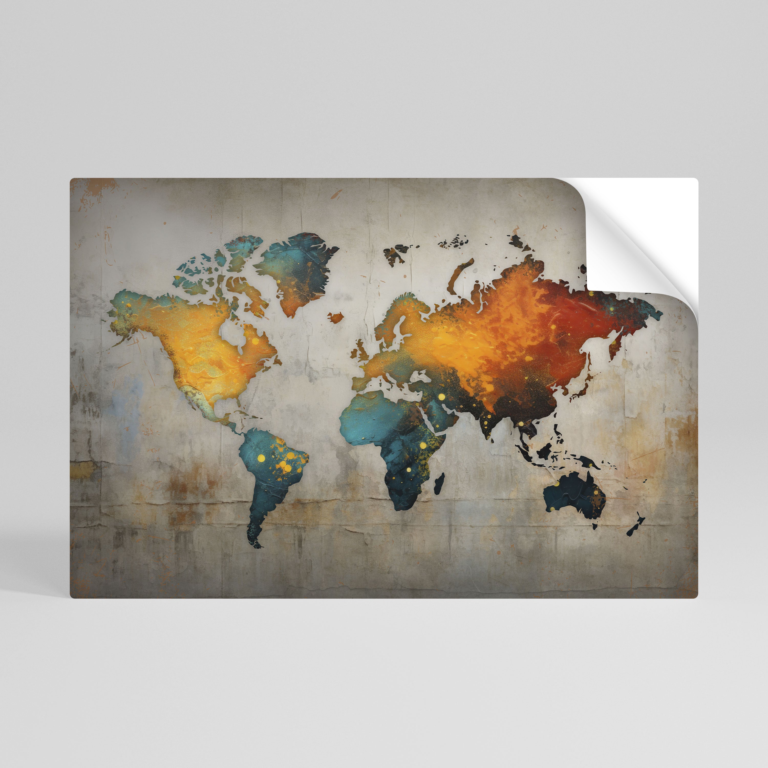 GLOBAL HUES EXPLORED Naklejka/Plakat poziomy