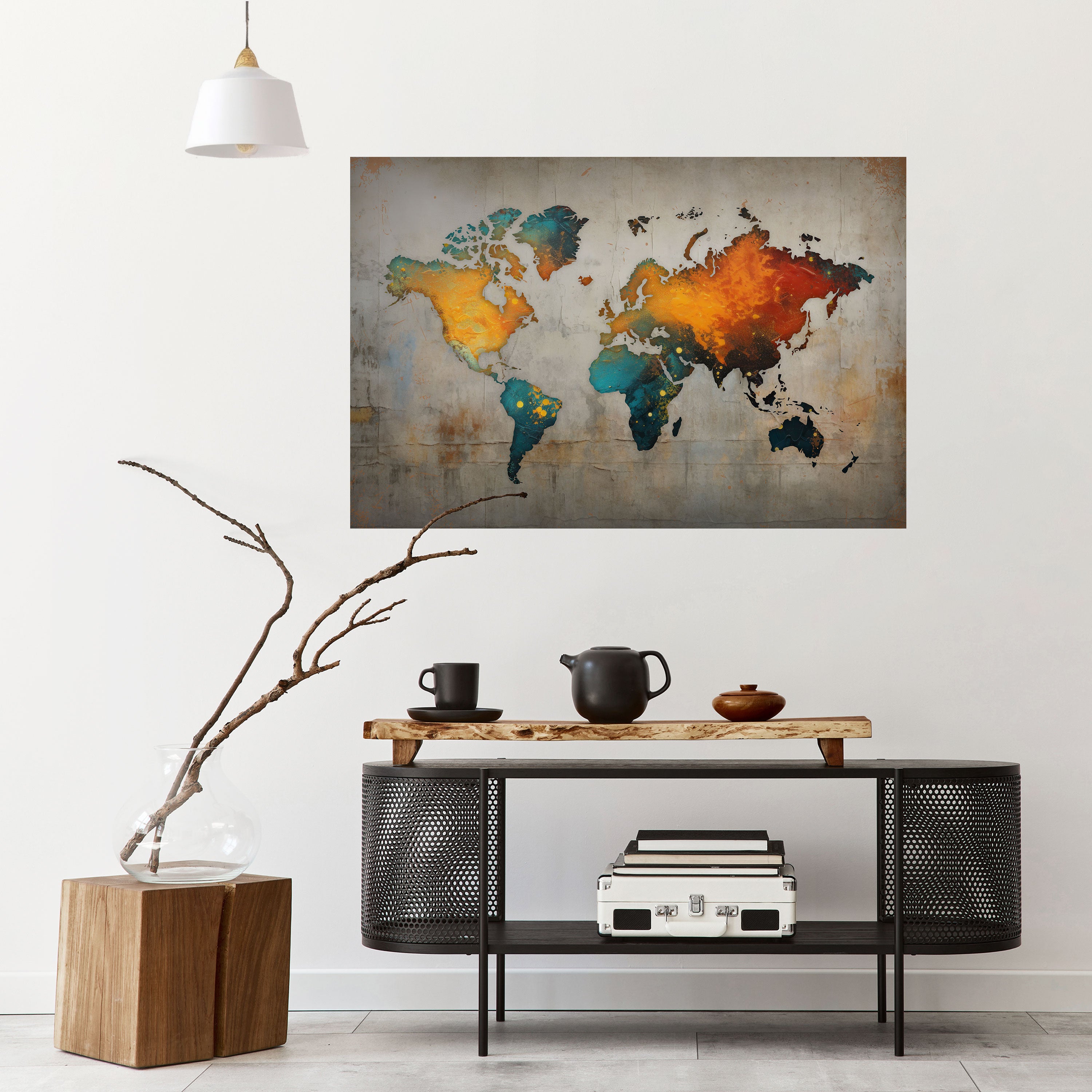 GLOBAL HUES EXPLORED Naklejka/Plakat poziomy