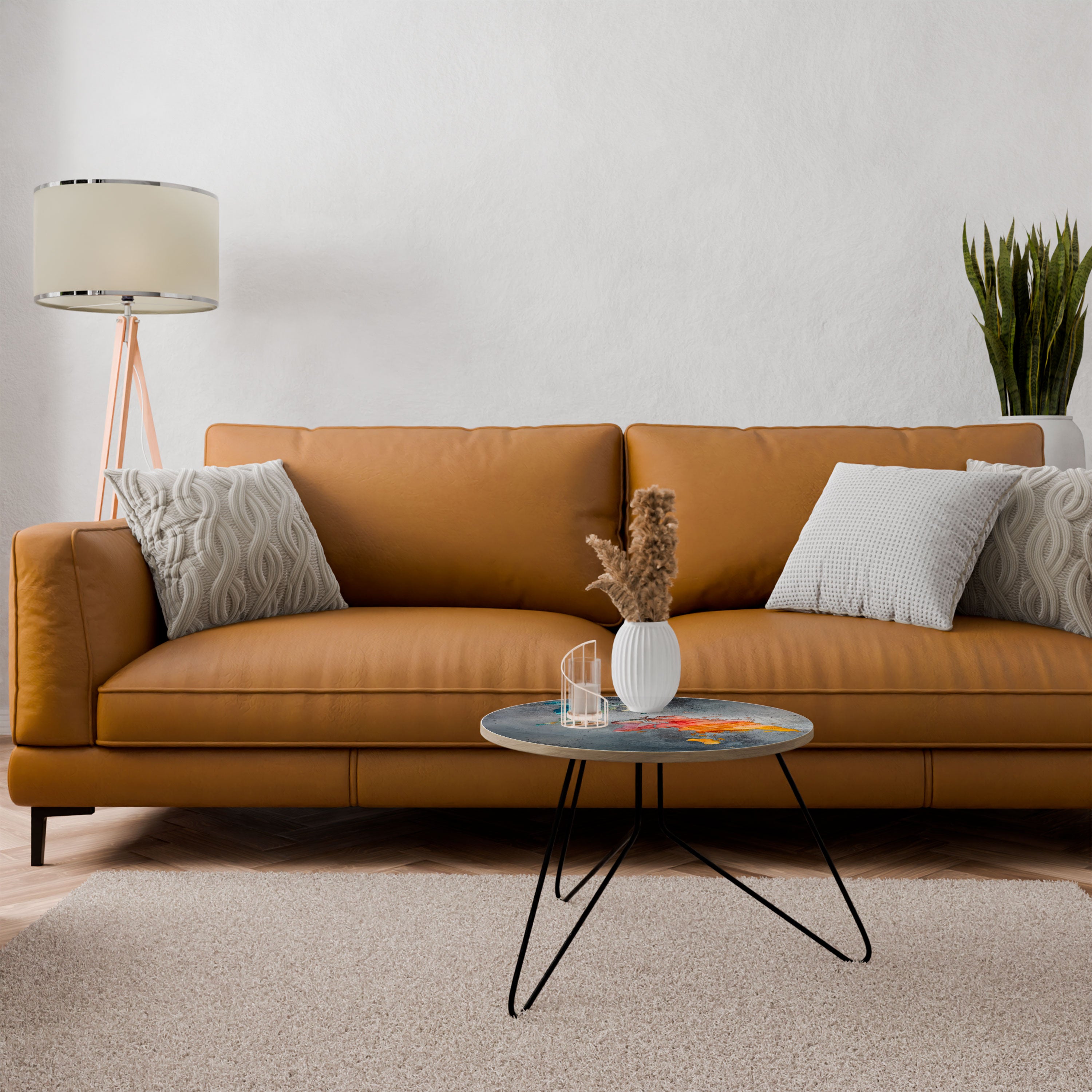HARMONIOUS EARTH TONES Stolik kawowy mały