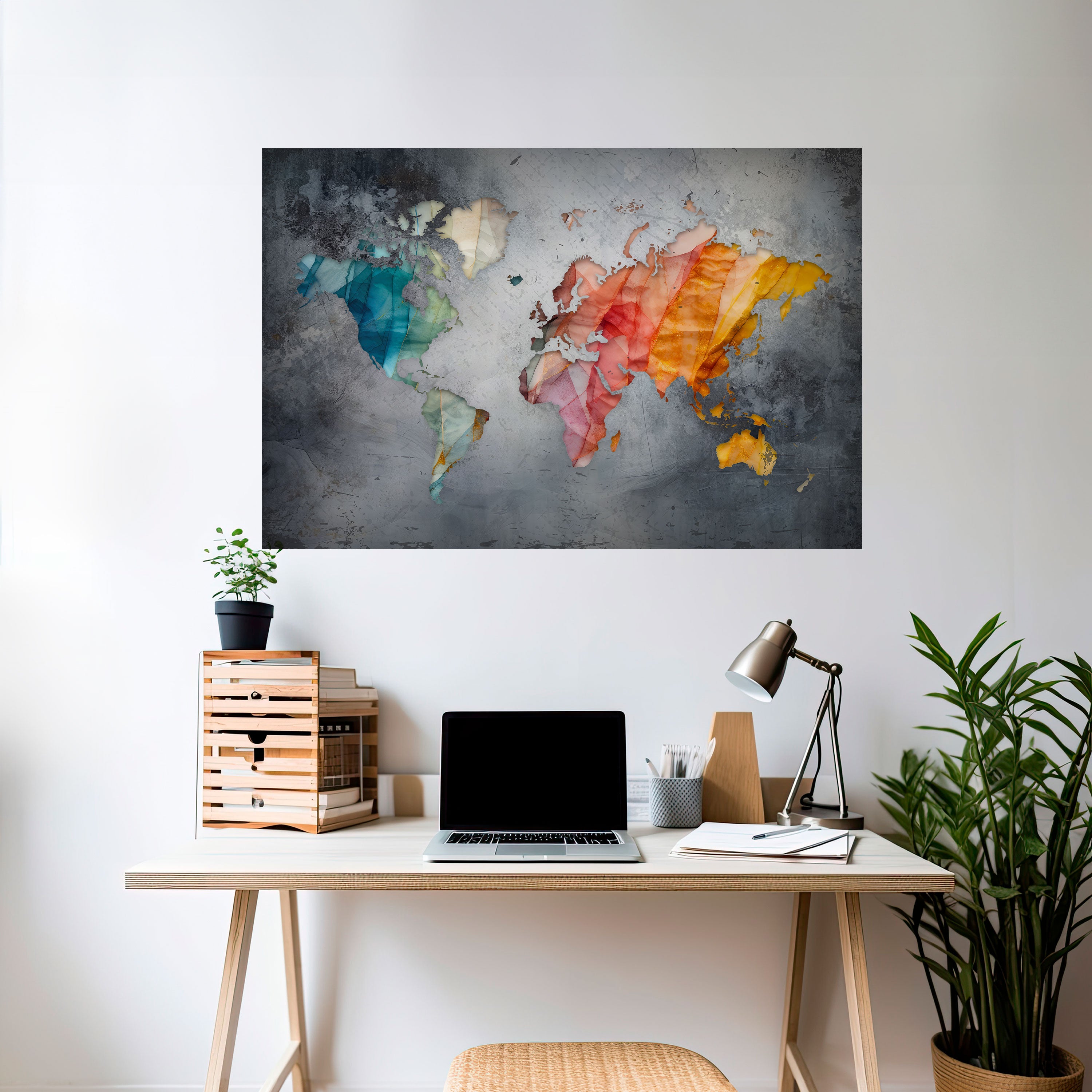 HARMONIOUS EARTH TONES Naklejka/Plakat poziomy