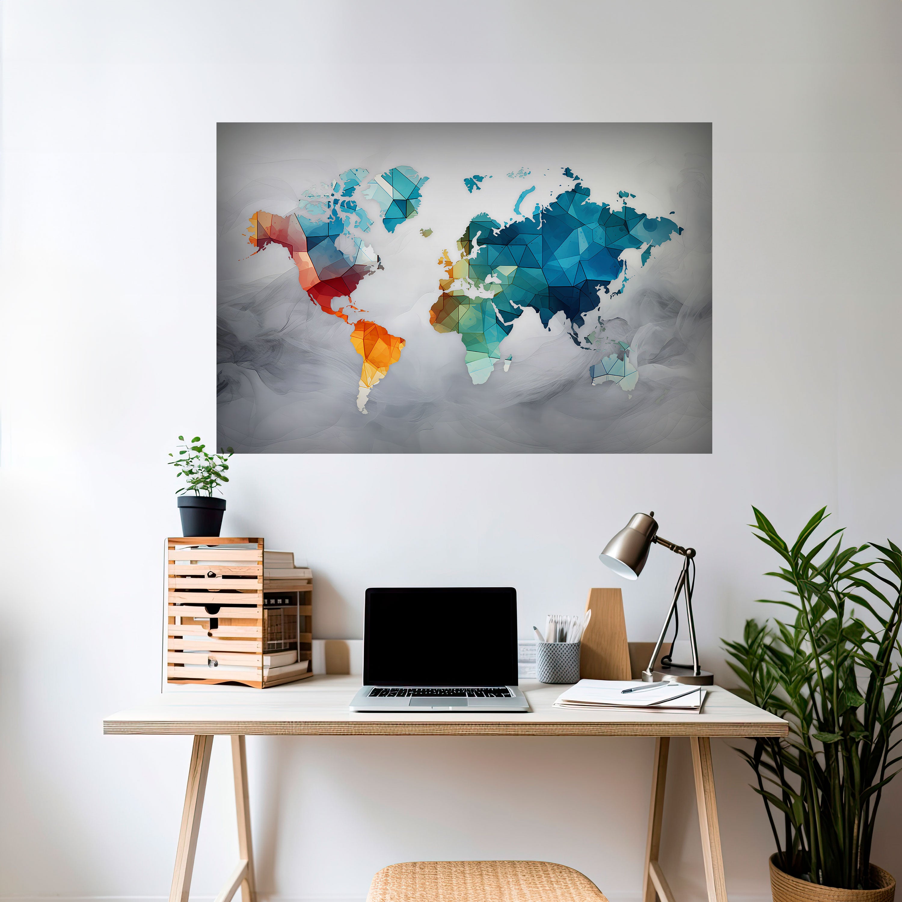 FACETED WORLDVIEW Naklejka/Plakat poziomy