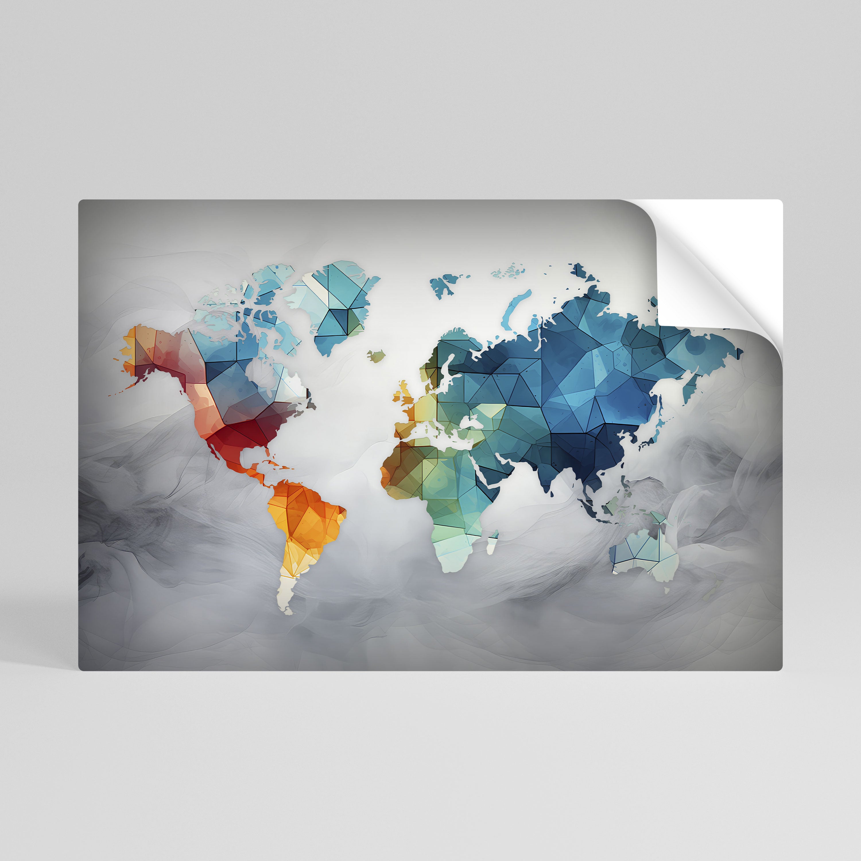 FACETED WORLDVIEW Naklejka/Plakat poziomy