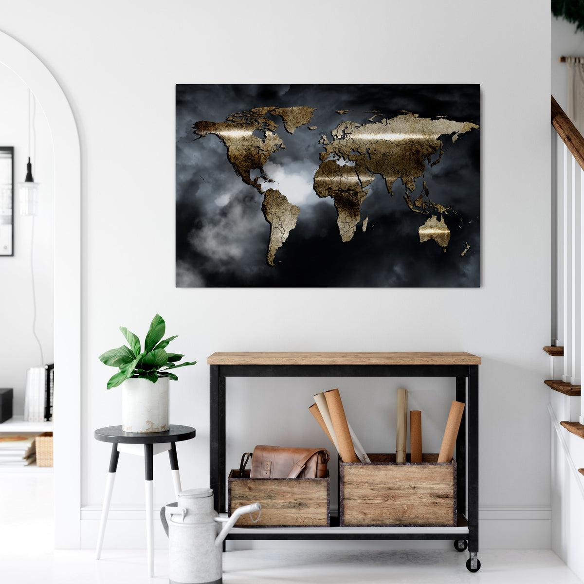 GOLDEN EARTH REVERIE Poziomy obraz na płótnie