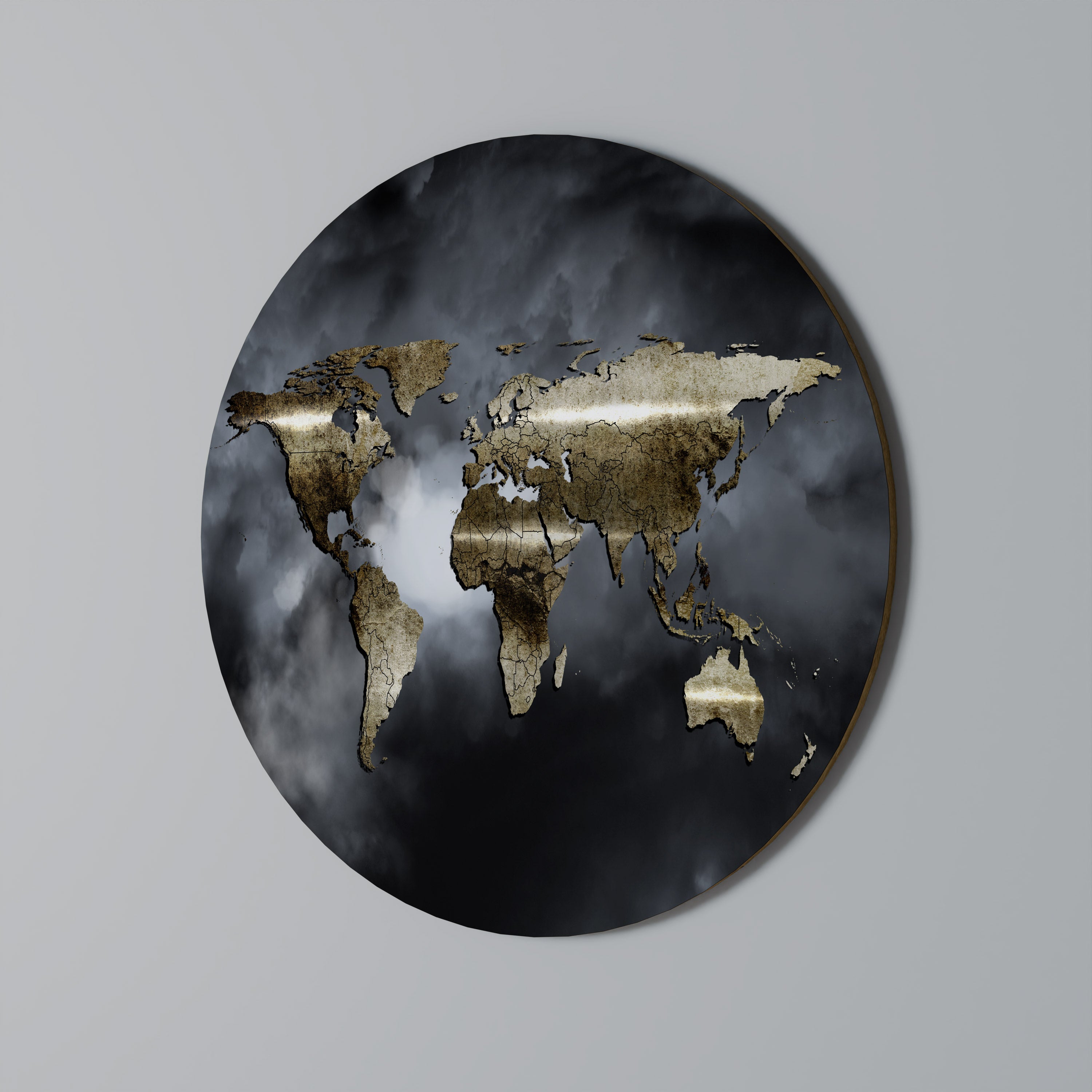 GOLDEN EARTH REVERIE Obraz okrągły