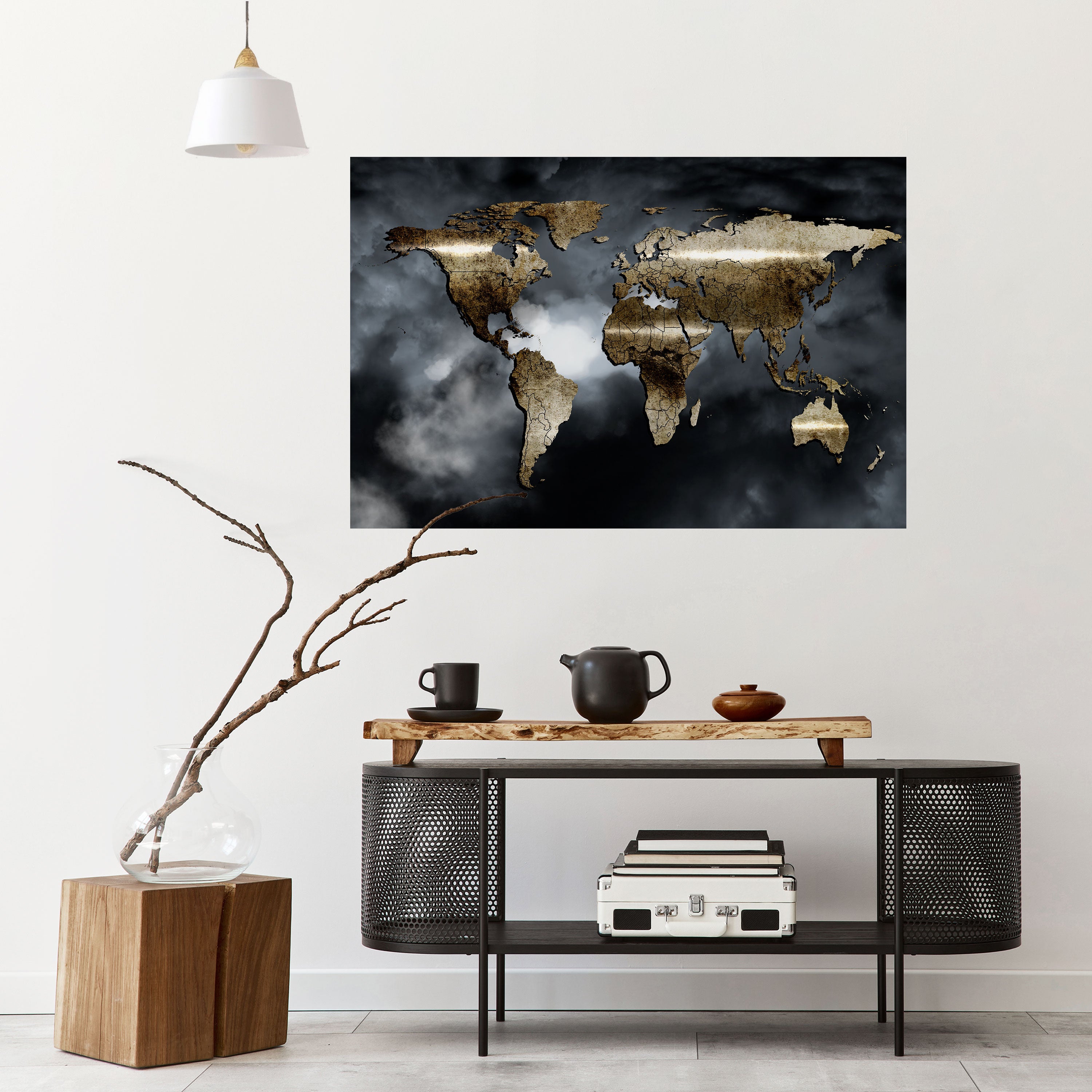 GOLDEN EARTH REVERIE Naklejka/Plakat poziomy