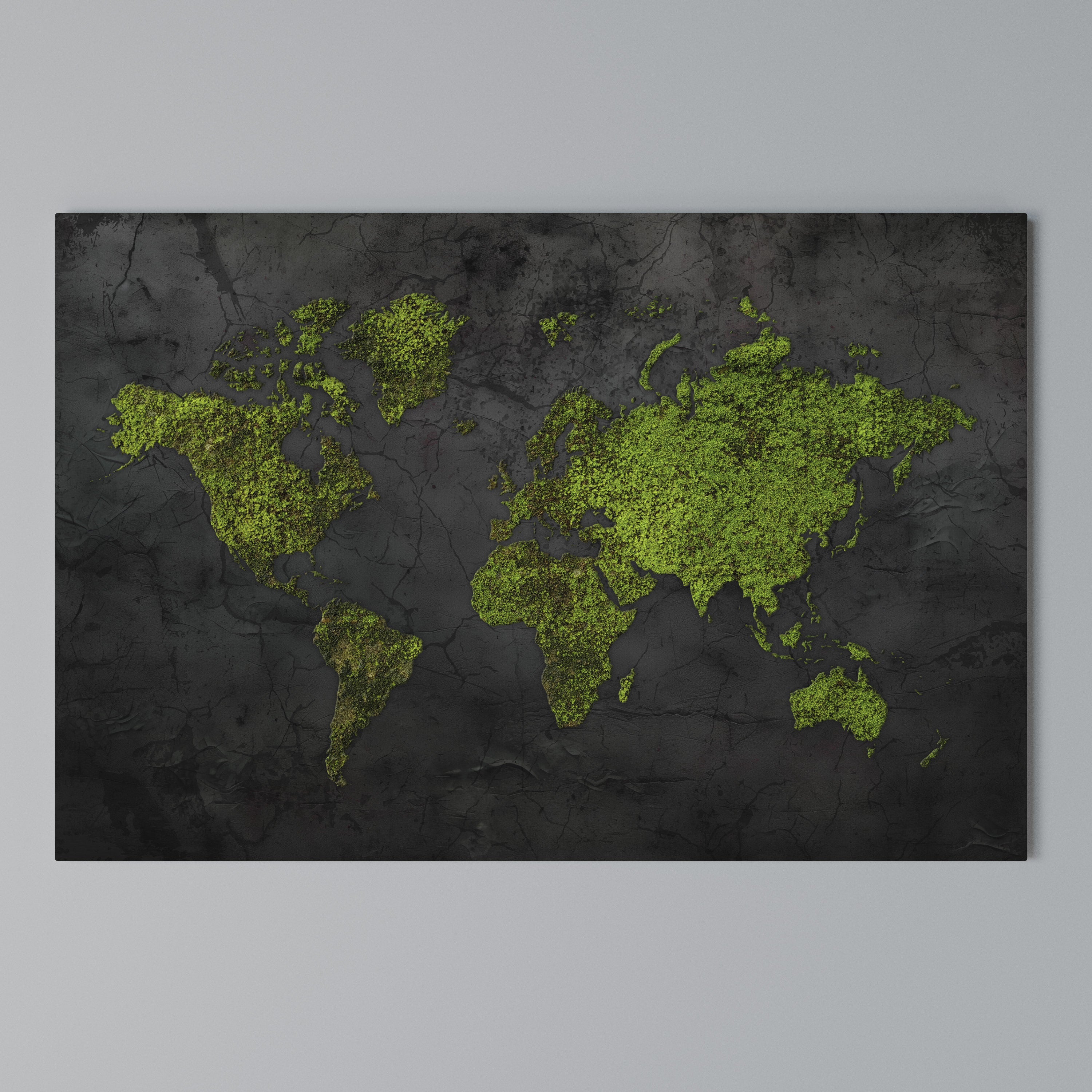 GREENER LANDS EMBRACED Poziomy obraz na płótnie