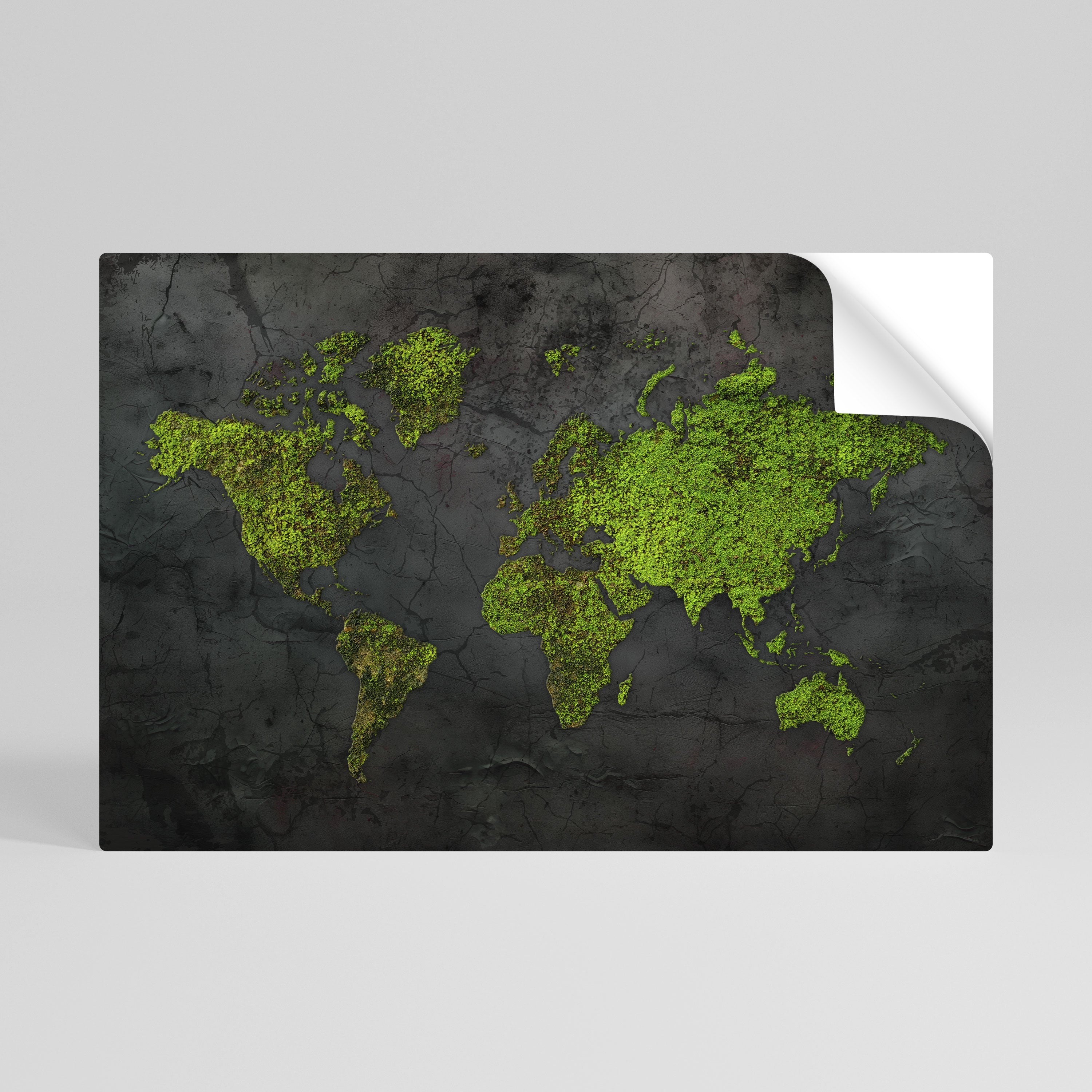 GREENER LANDS EMBRACED Naklejka/Plakat poziomy
