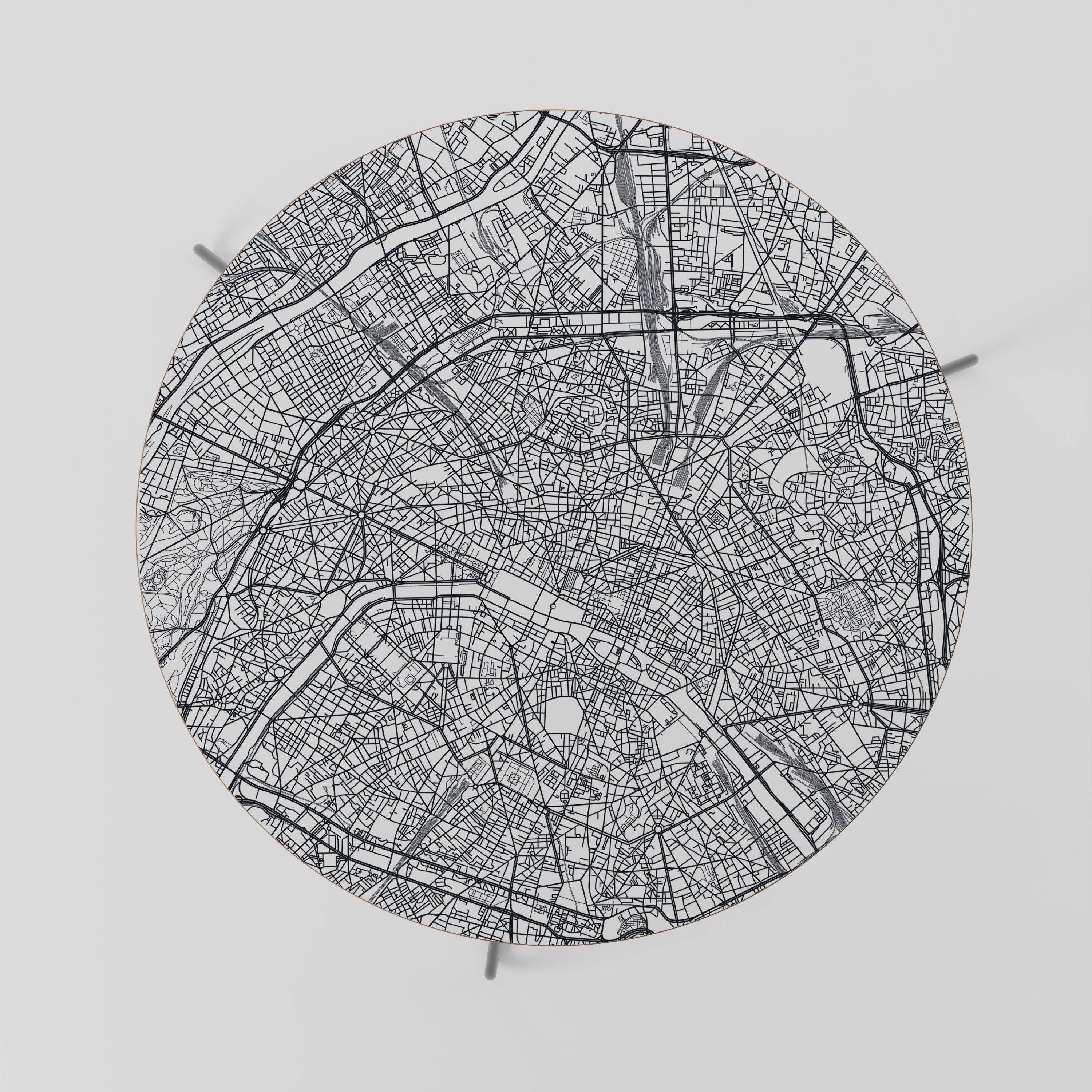 PARIS TOWN PLAN Stolik kawowy duży
