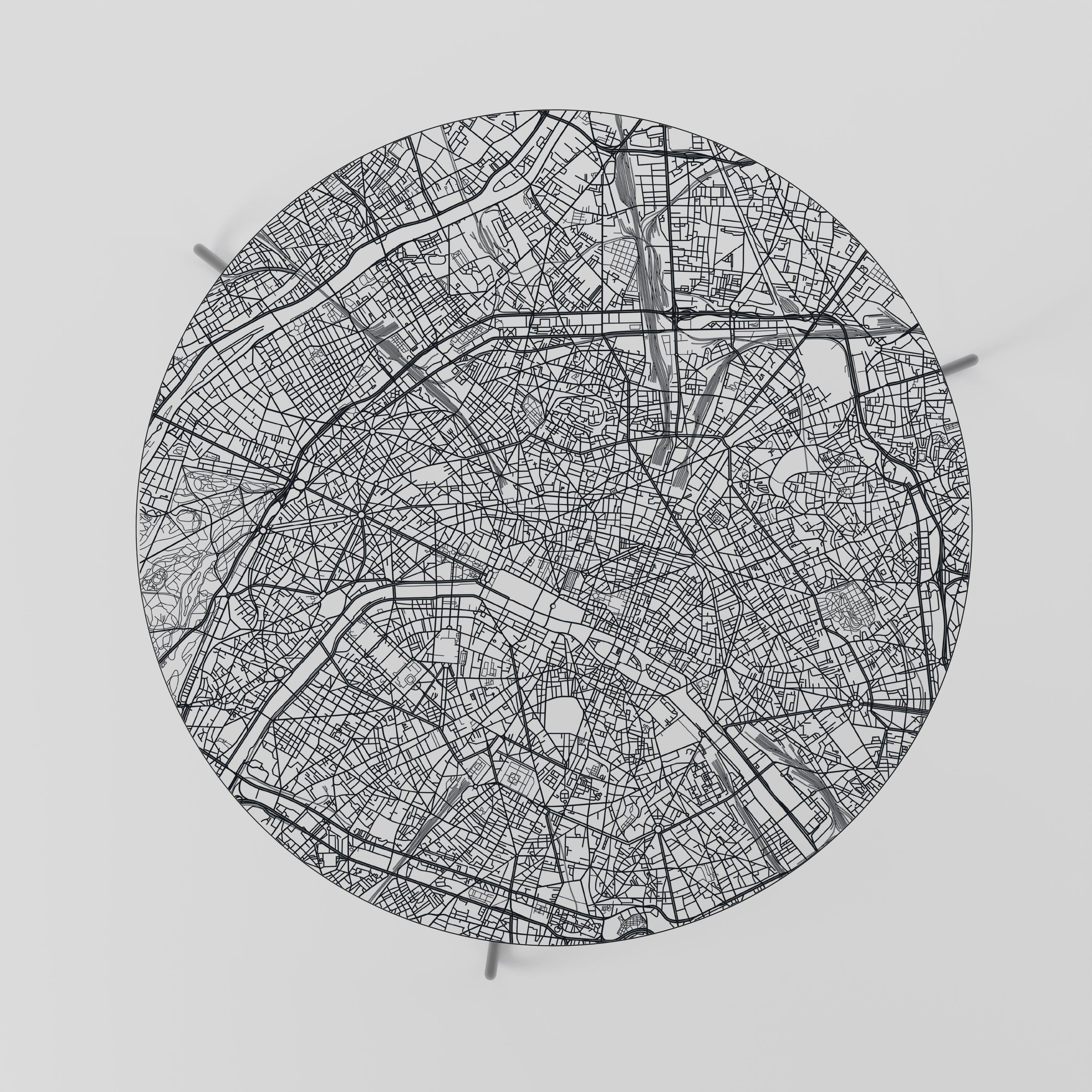 PARIS TOWN PLAN Stolik kawowy duży