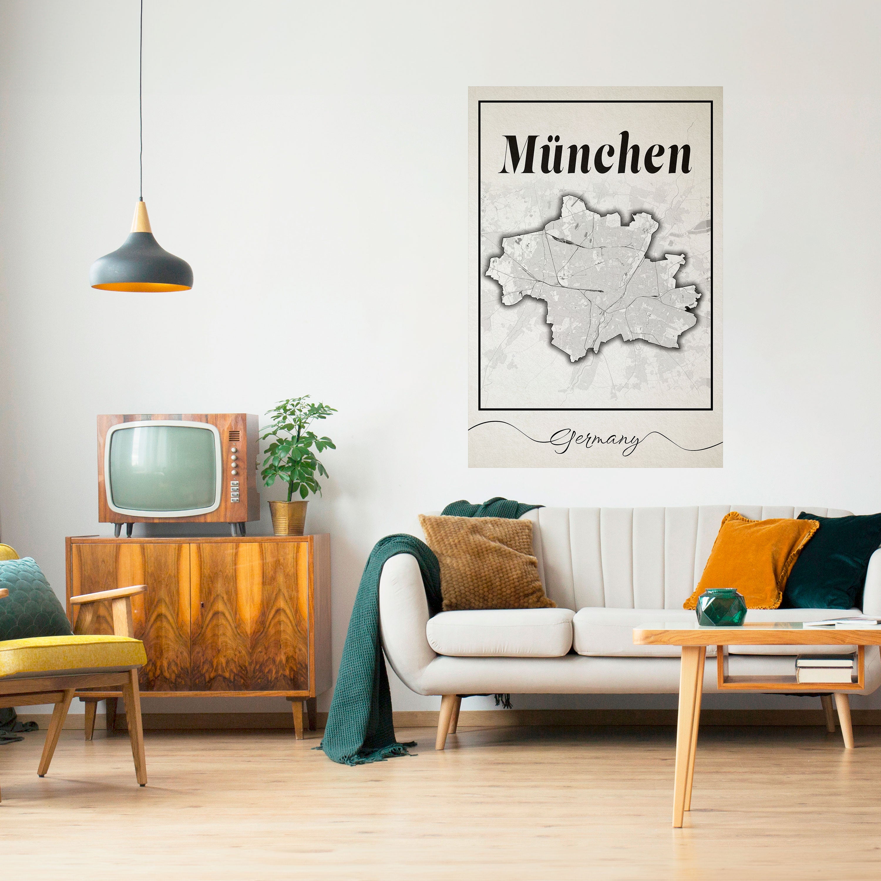 MONOCHROME MÜNCHEN Naklejka/Plakat pionowy