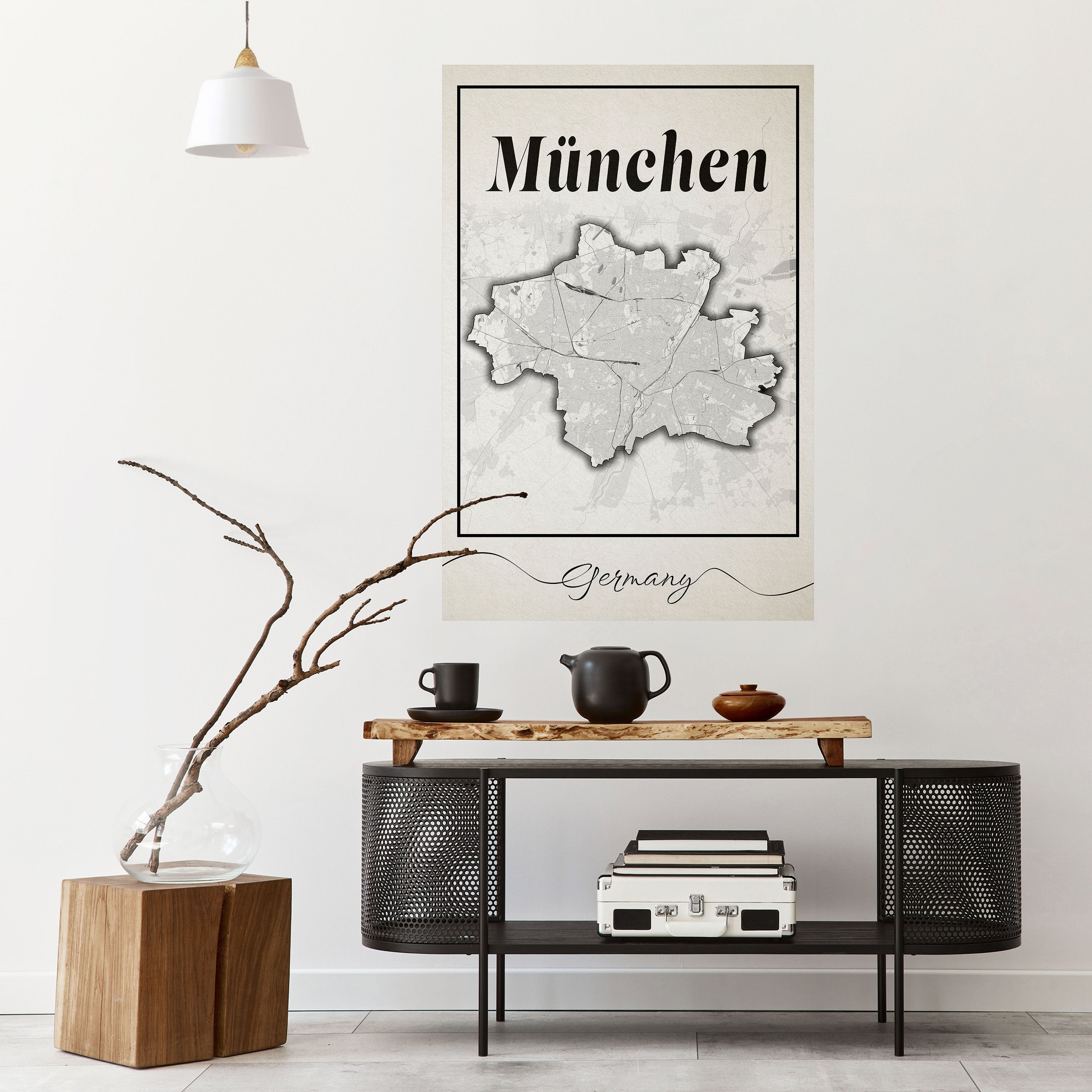 MONOCHROME MÜNCHEN Naklejka/Plakat pionowy