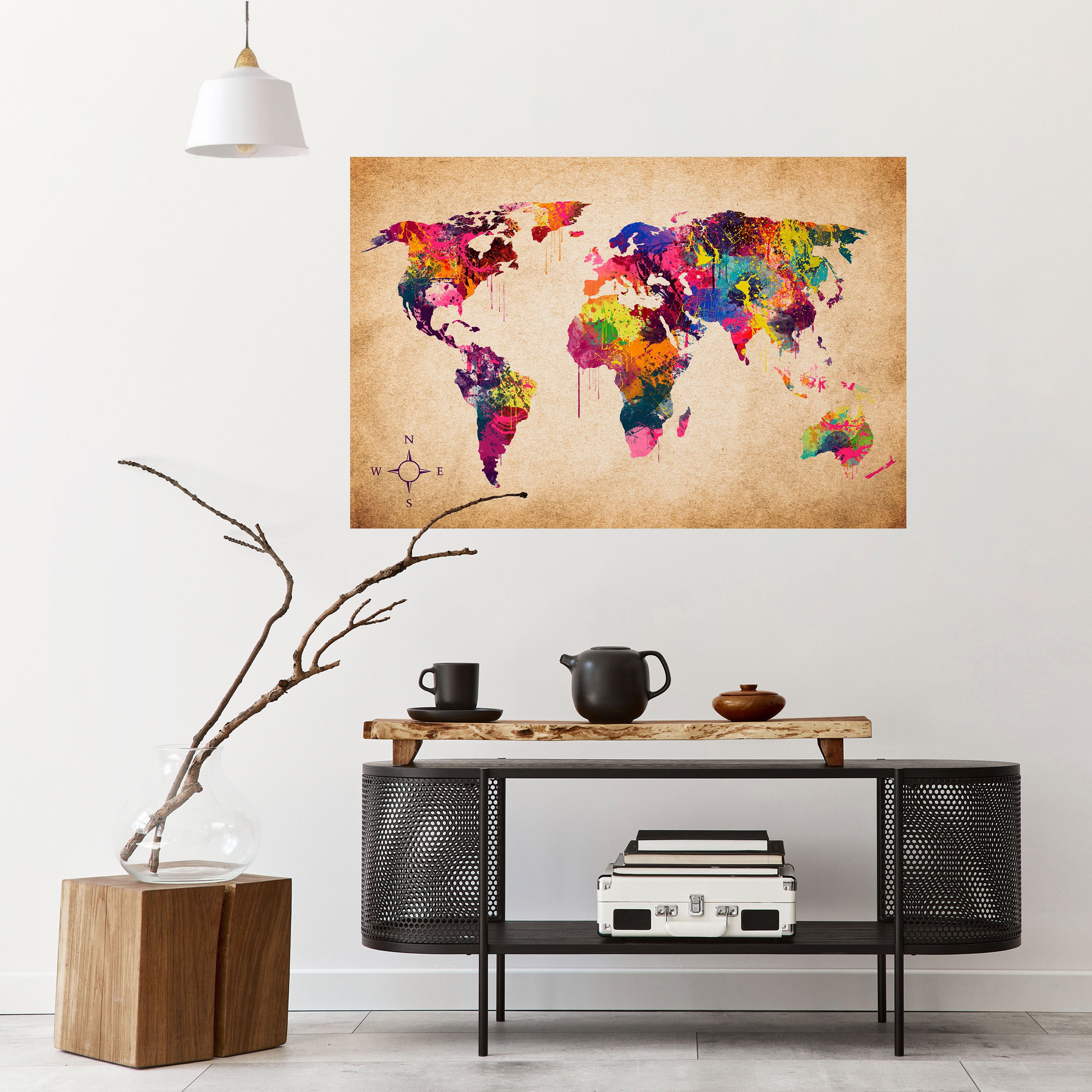 VIBRANT EARTHSCAPE Naklejka/Plakat poziomy