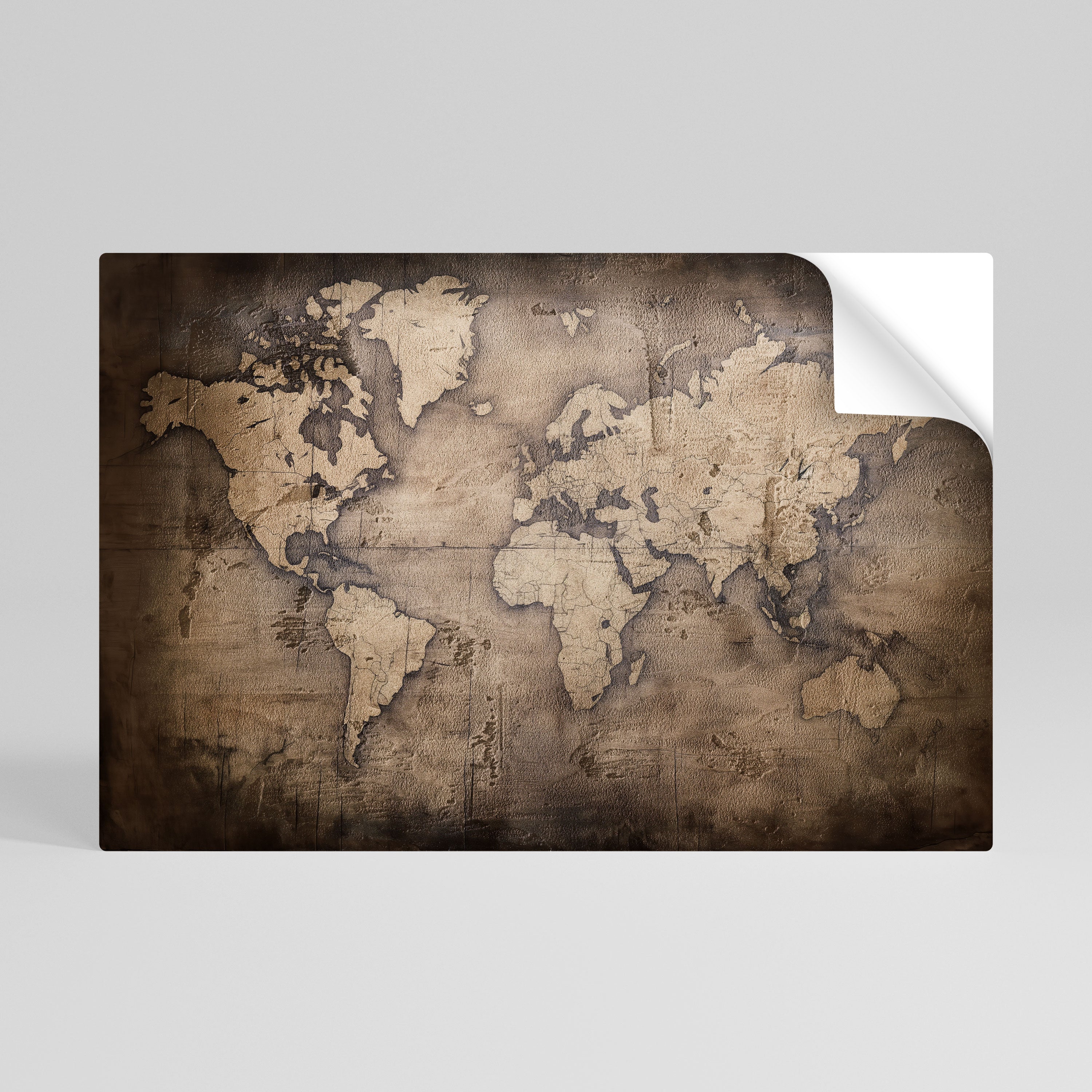 VINTAGE WORLD CHRONICLE Naklejka/Plakat poziomy