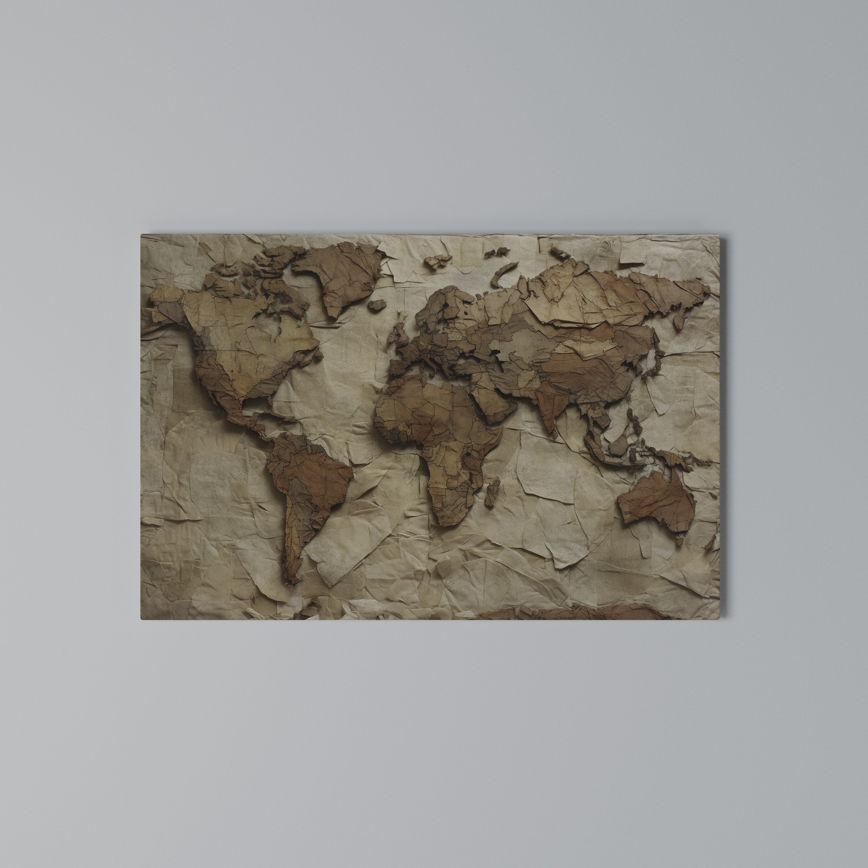 PAPERY PLANET LANDSCAPE Poziomy obraz na płótnie
