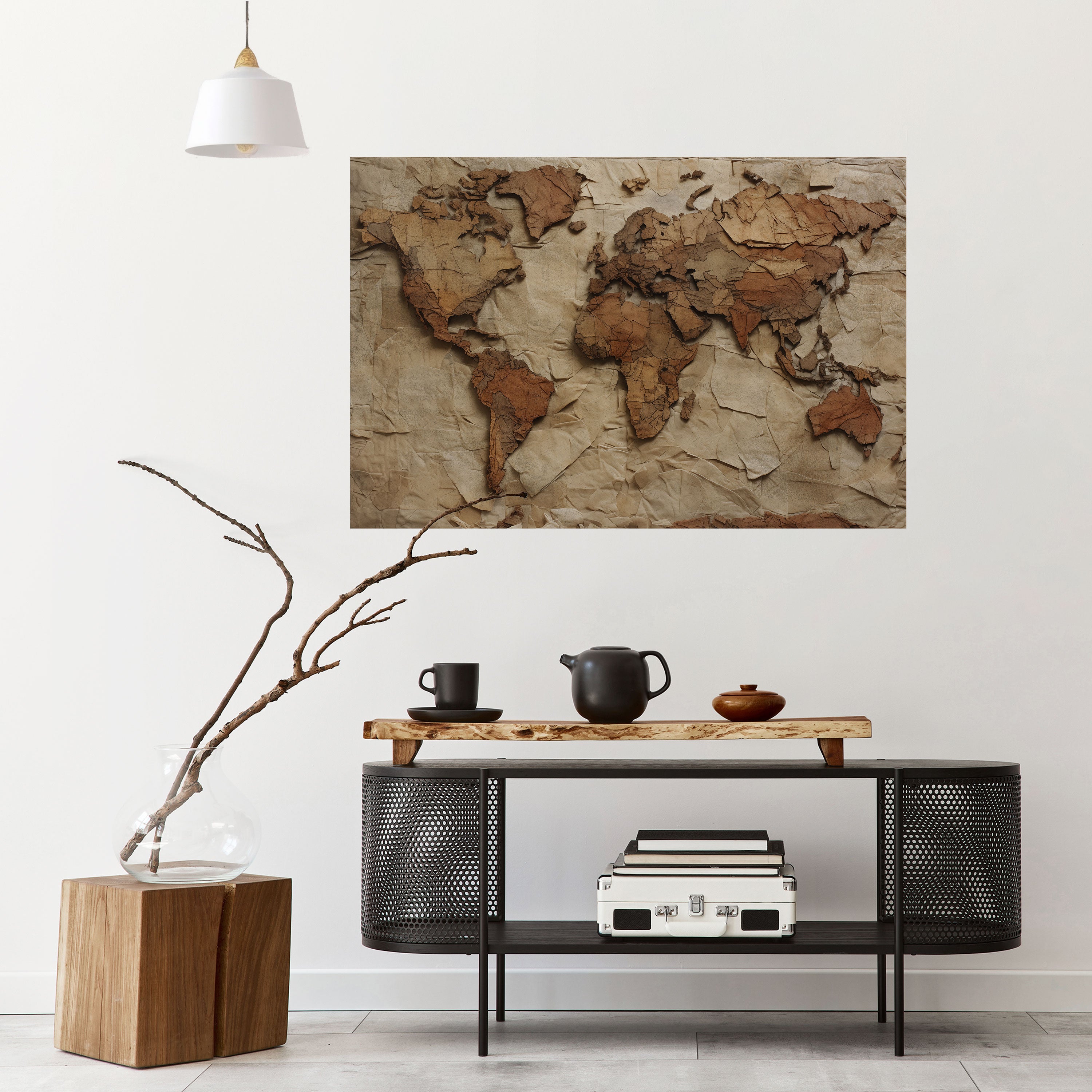 PAPERY PLANET LANDSCAPE Naklejka/Plakat poziomy
