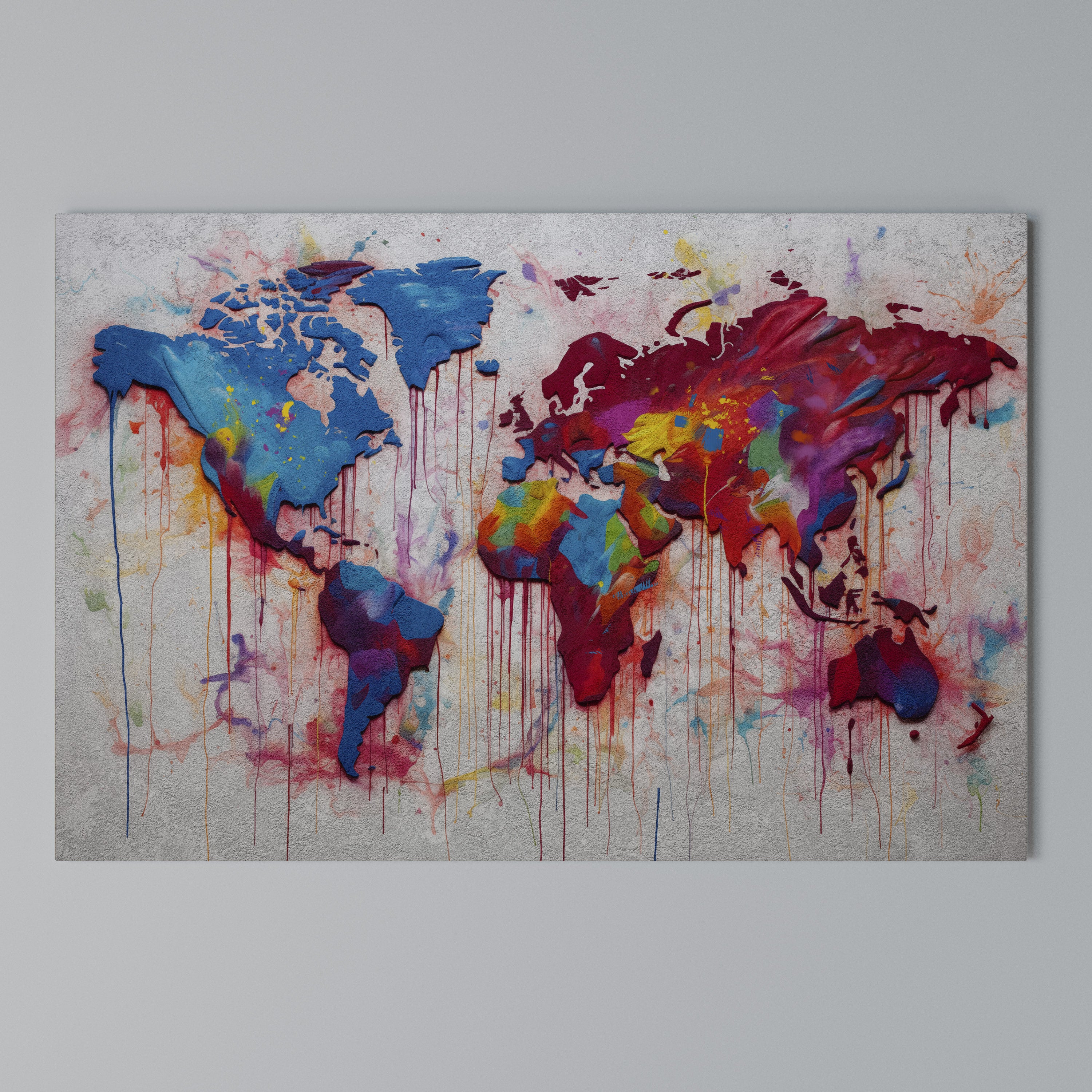 ARTISTIC ATLAS Poziomy obraz na płótnie