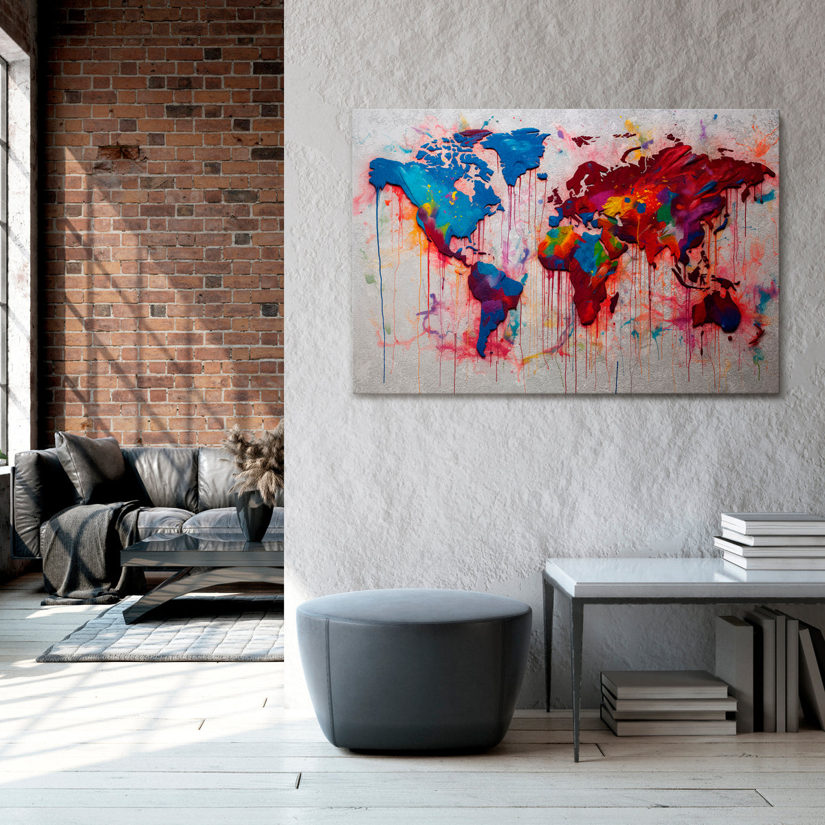 ARTISTIC ATLAS Poziomy obraz na płótnie