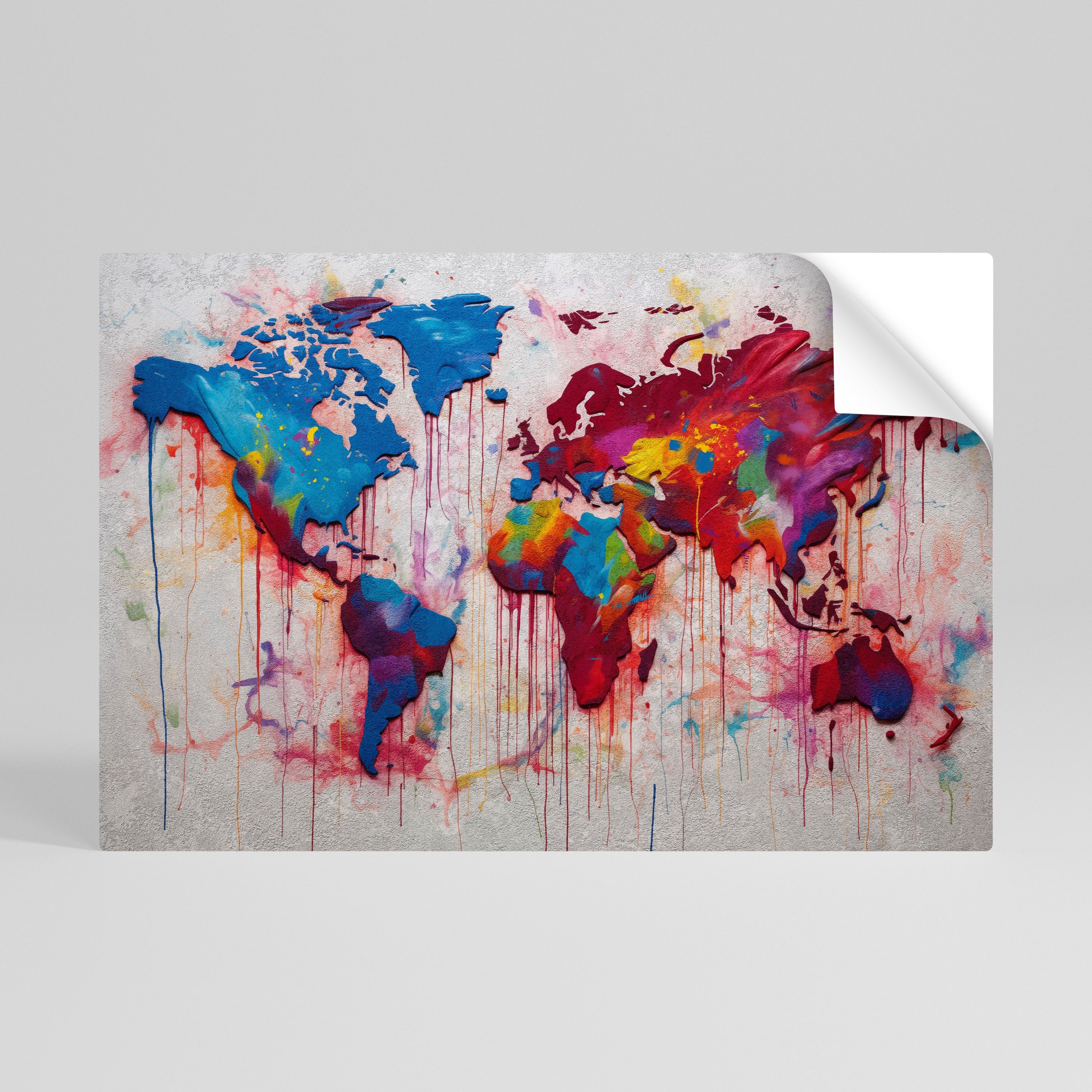 ARTISTIC ATLAS Naklejka/Plakat poziomy