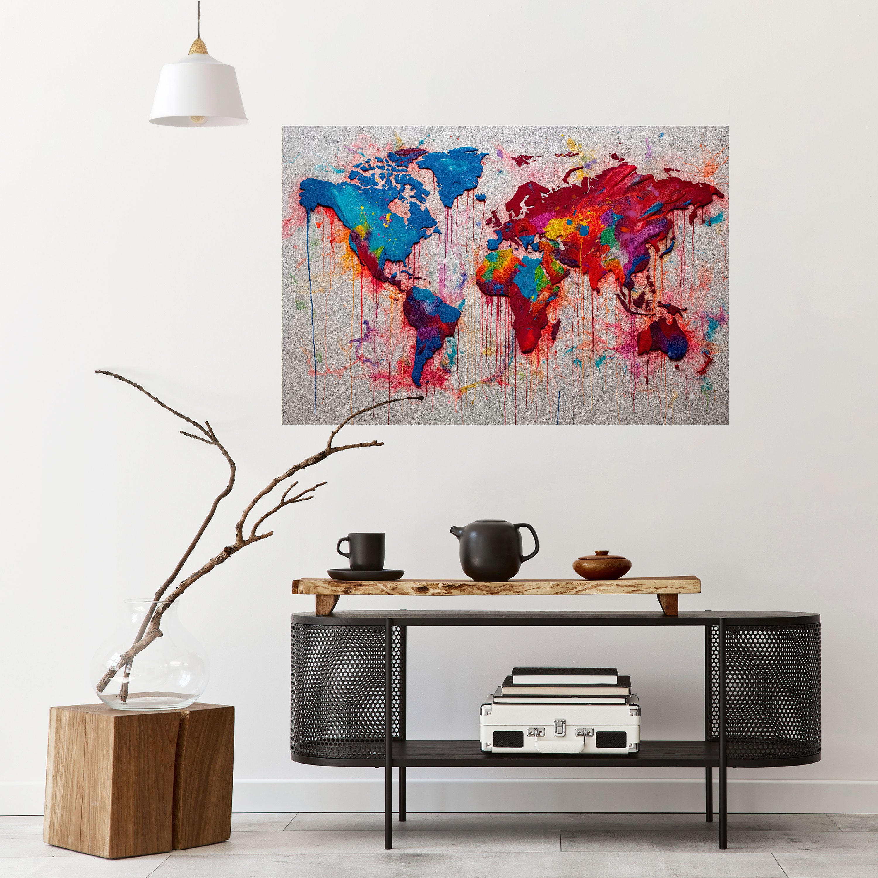 ARTISTIC ATLAS Naklejka/Plakat poziomy