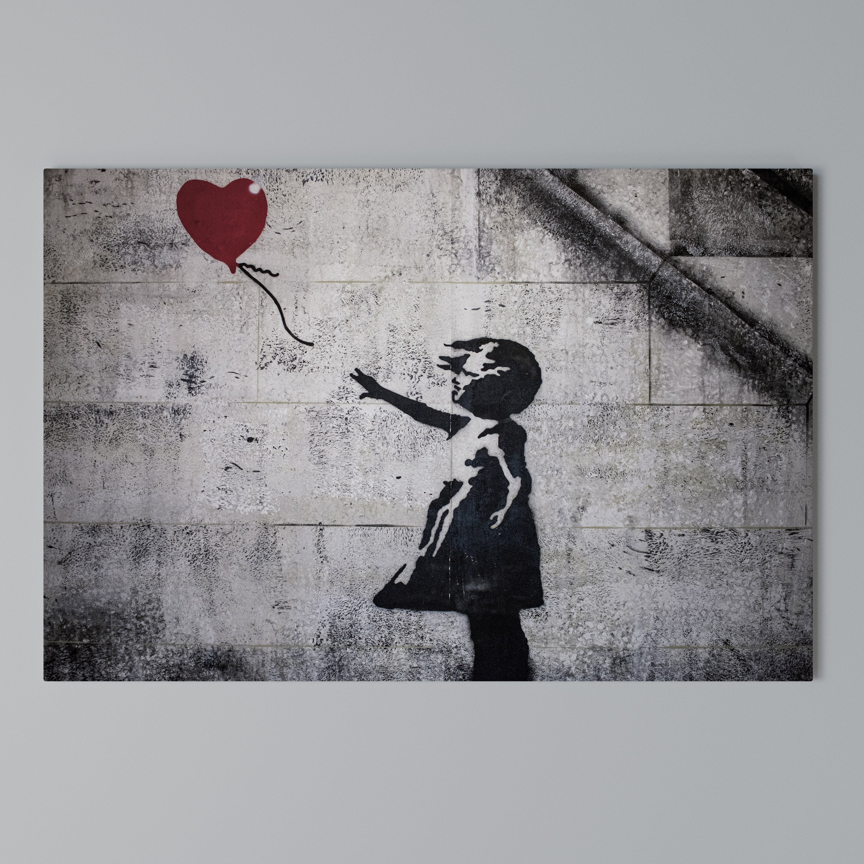 BALLON GIRL (BANKSY) Poziomy obraz na płótnie