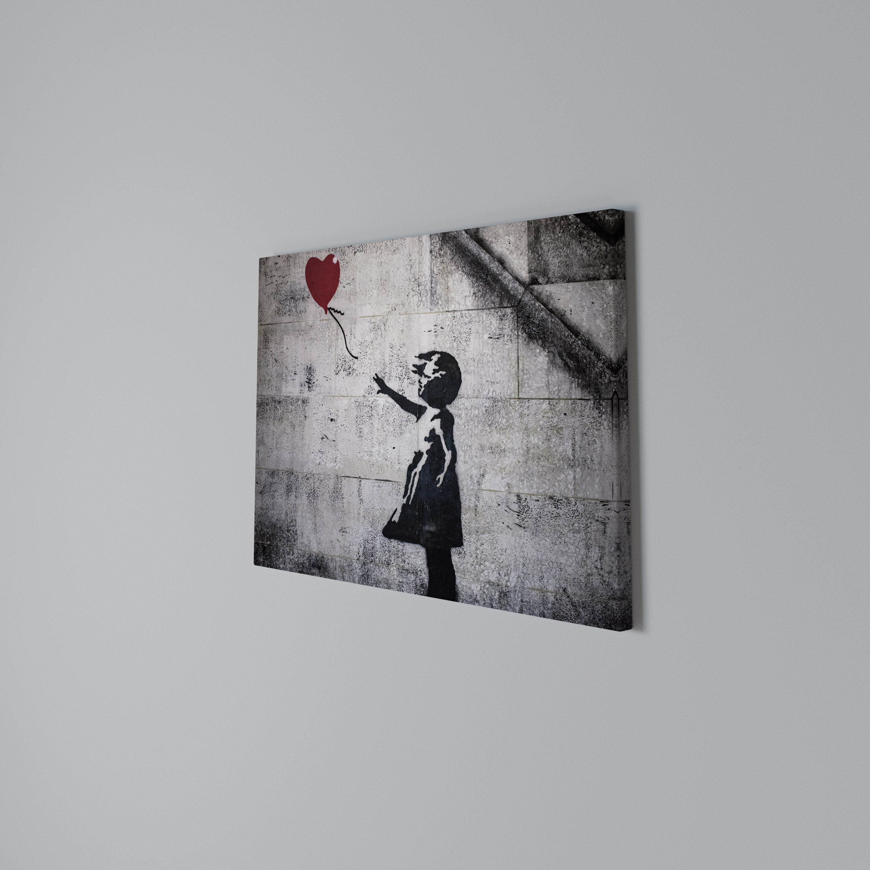 BALLON GIRL (BANKSY) Poziomy obraz na płótnie