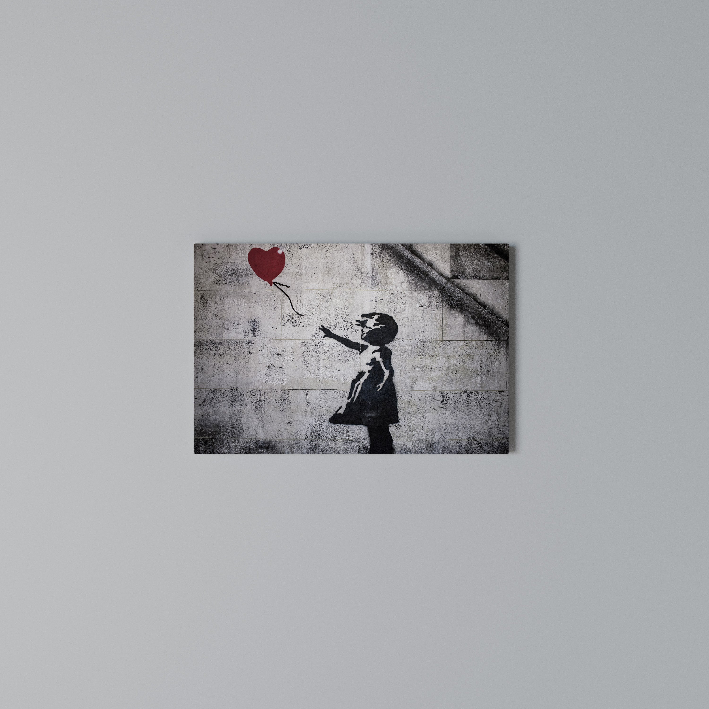BALLON GIRL (BANKSY) Poziomy obraz na płótnie