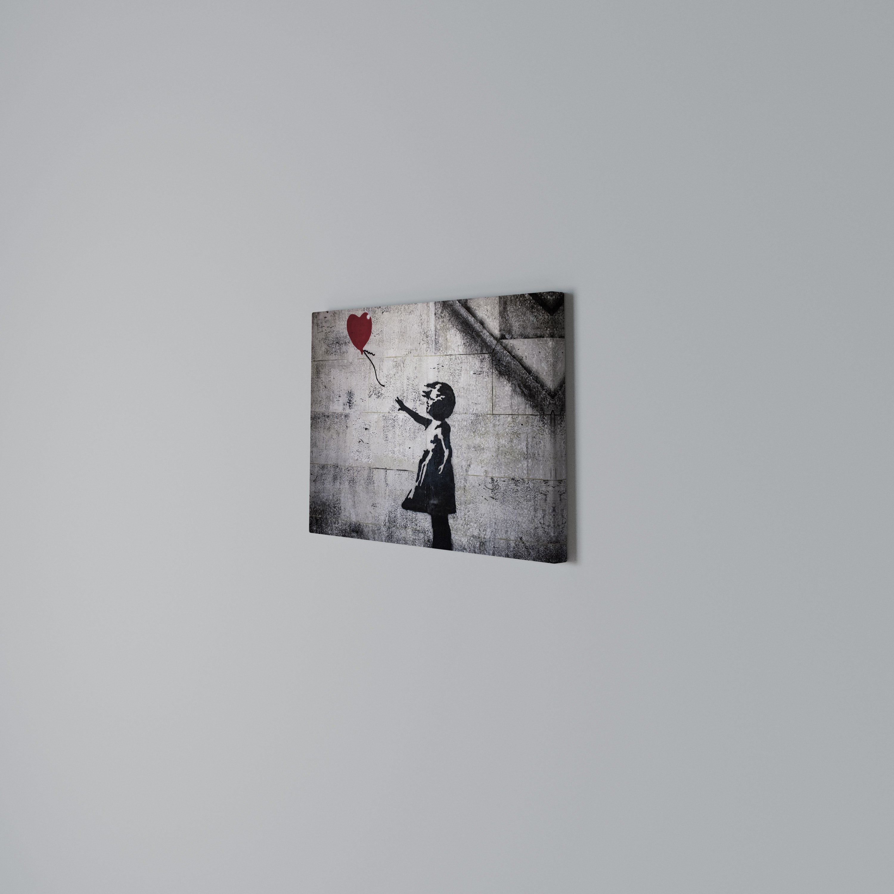 BALLON GIRL (BANKSY) Poziomy obraz na płótnie