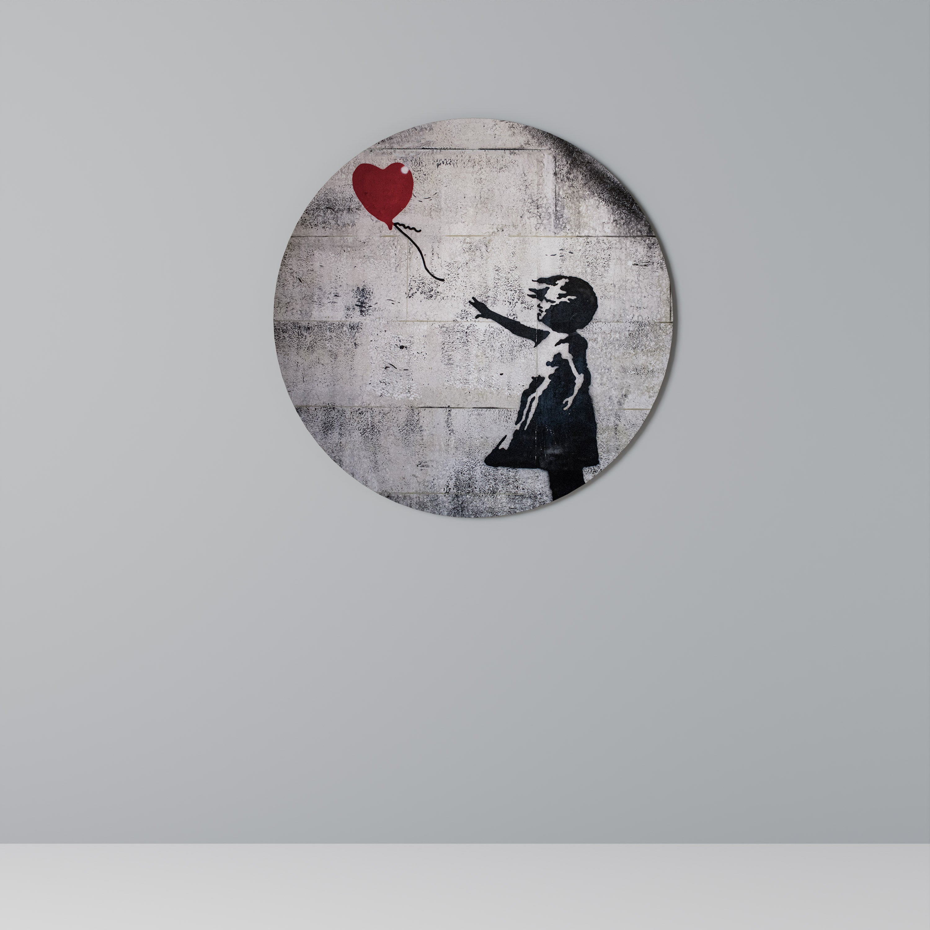 BALLON GIRL (BANKSY) Obraz okrągły